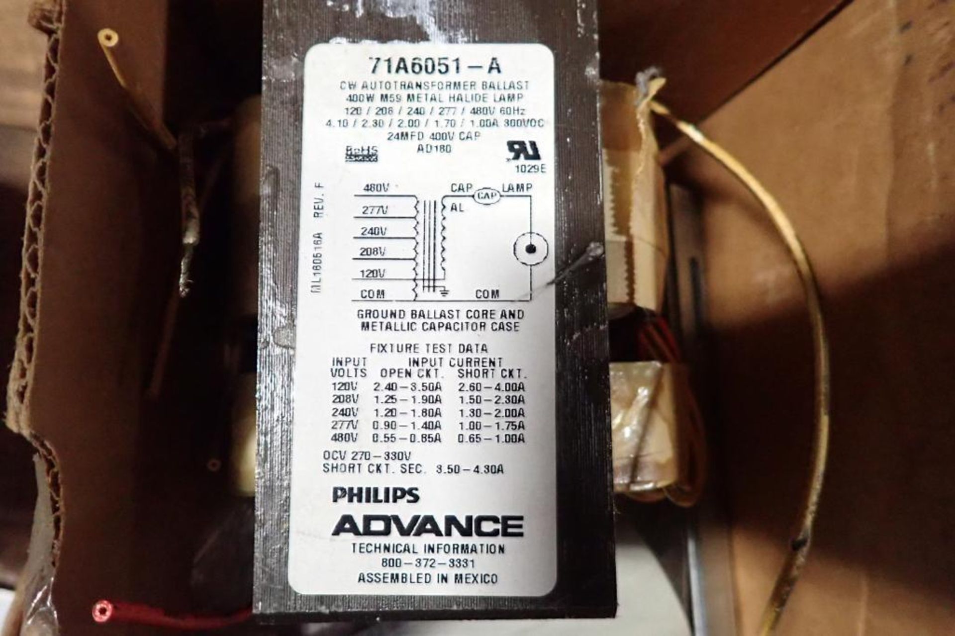 (10) Philips Advance core and coil ballast kits {Located in Plymouth, IN} - Image 4 of 4