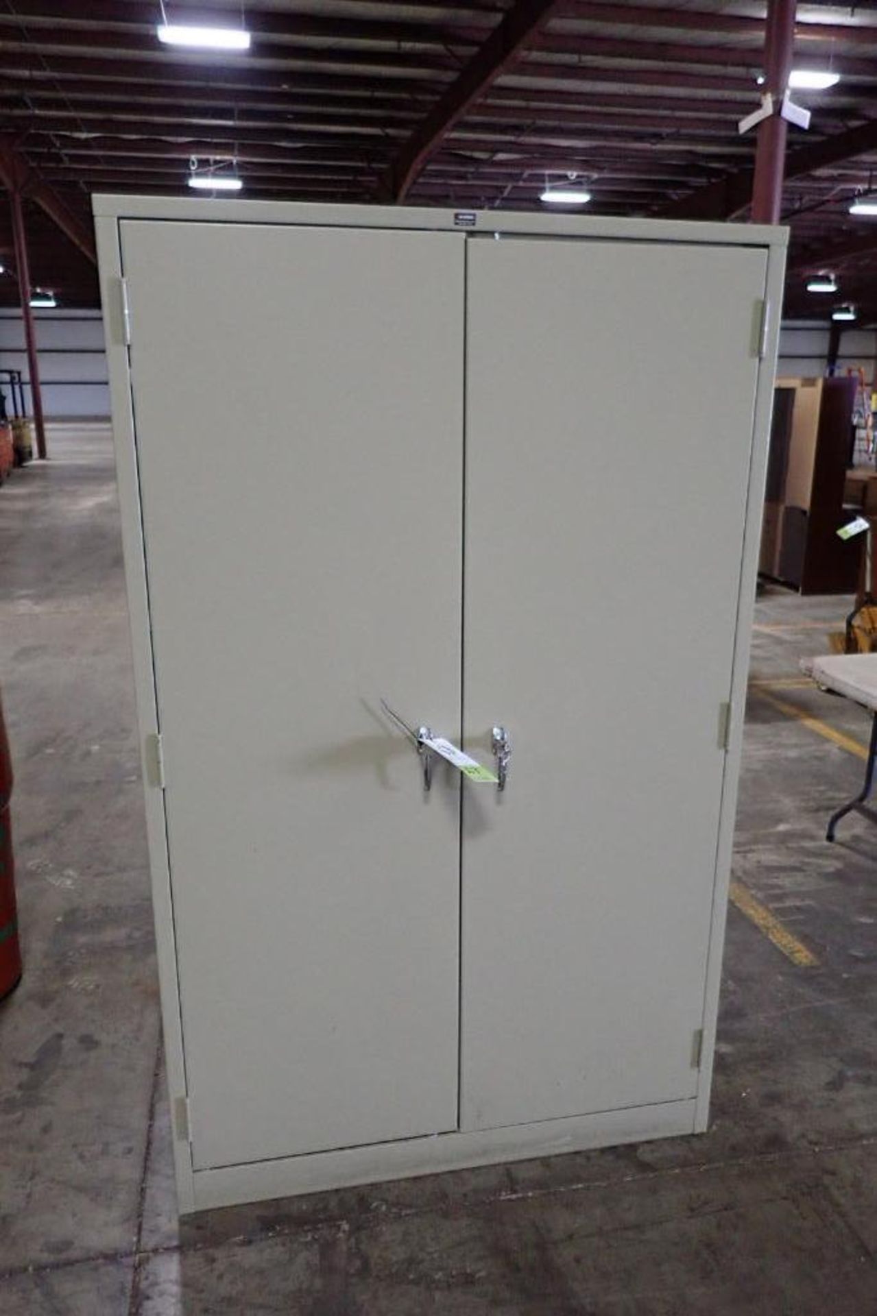 Global Industrial mild steel cabinet and contents {Located in Plymouth, IN}