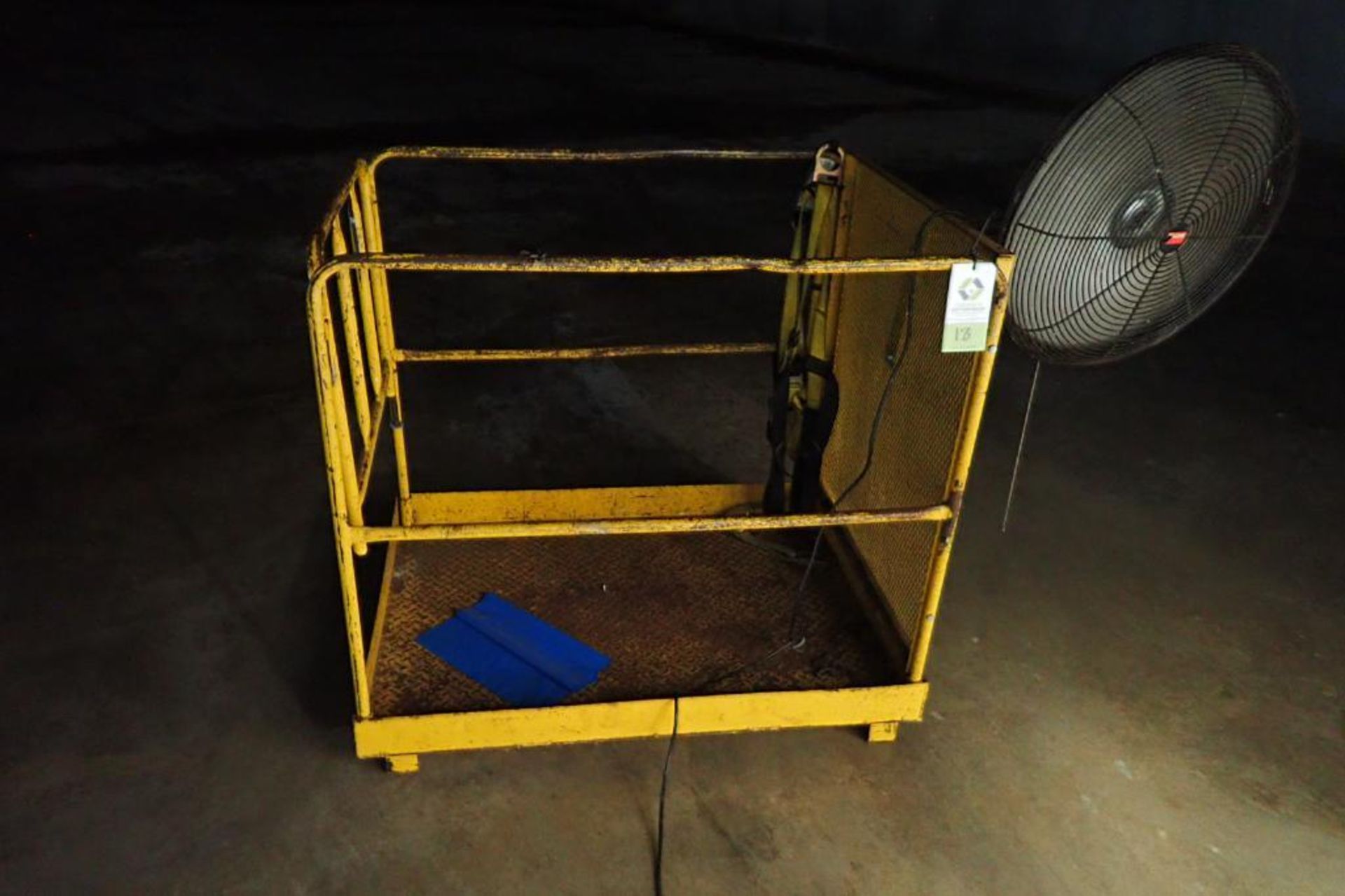 Mild steel man basket for forklift {Located in Plymouth, IN}