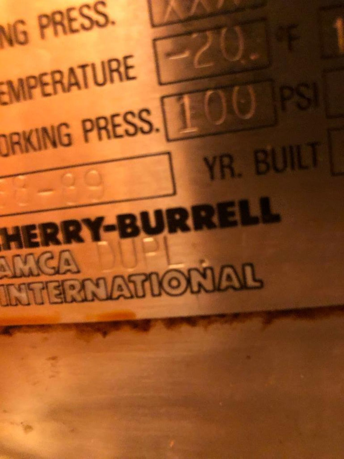 1989 Cherry Burrell SS jacketed heated tank {Located in Womelsdorf, PA} - Image 15 of 18