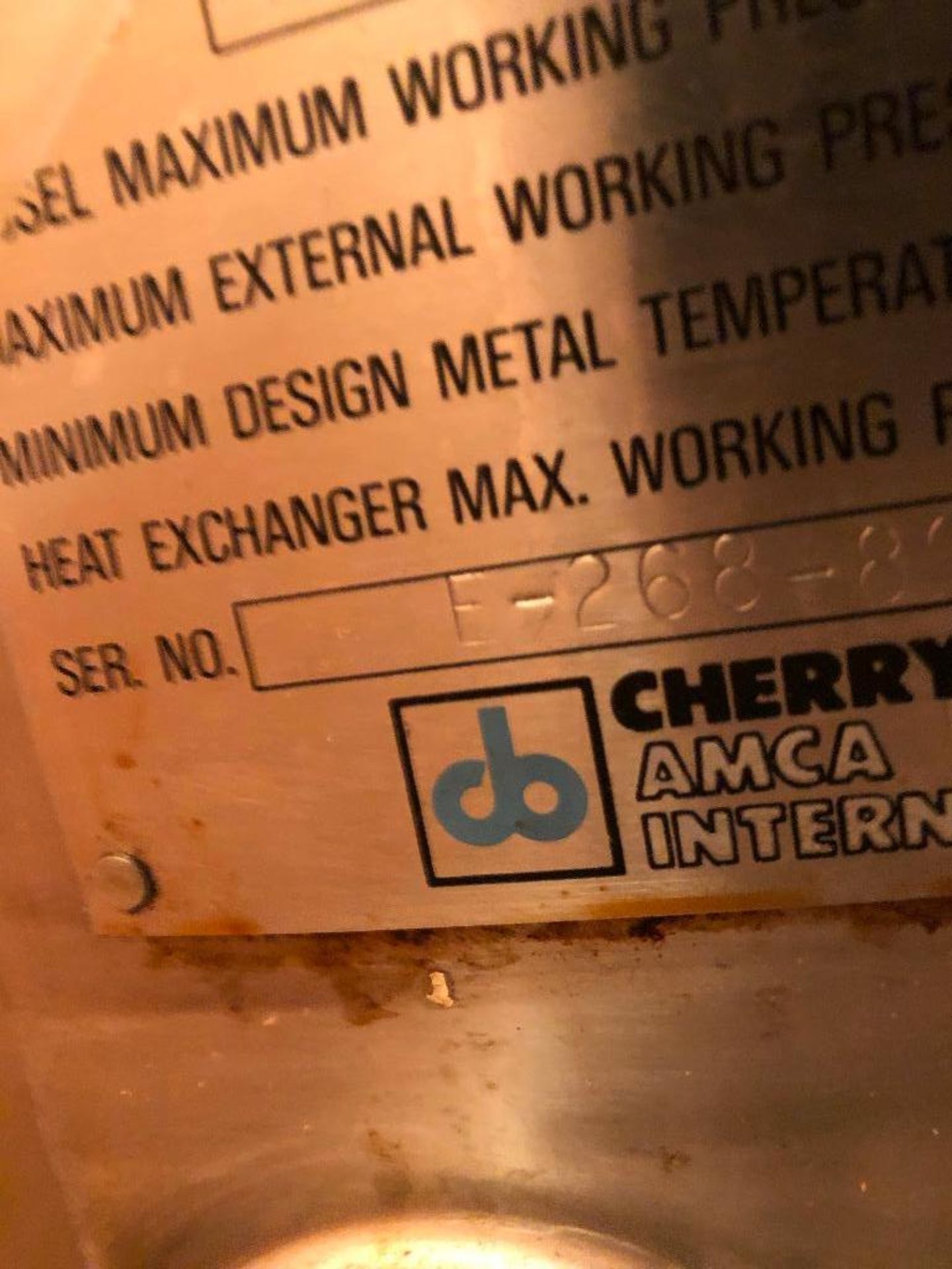 1989 Cherry Burrell SS jacketed heated tank {Located in Womelsdorf, PA} - Bild 13 aus 18