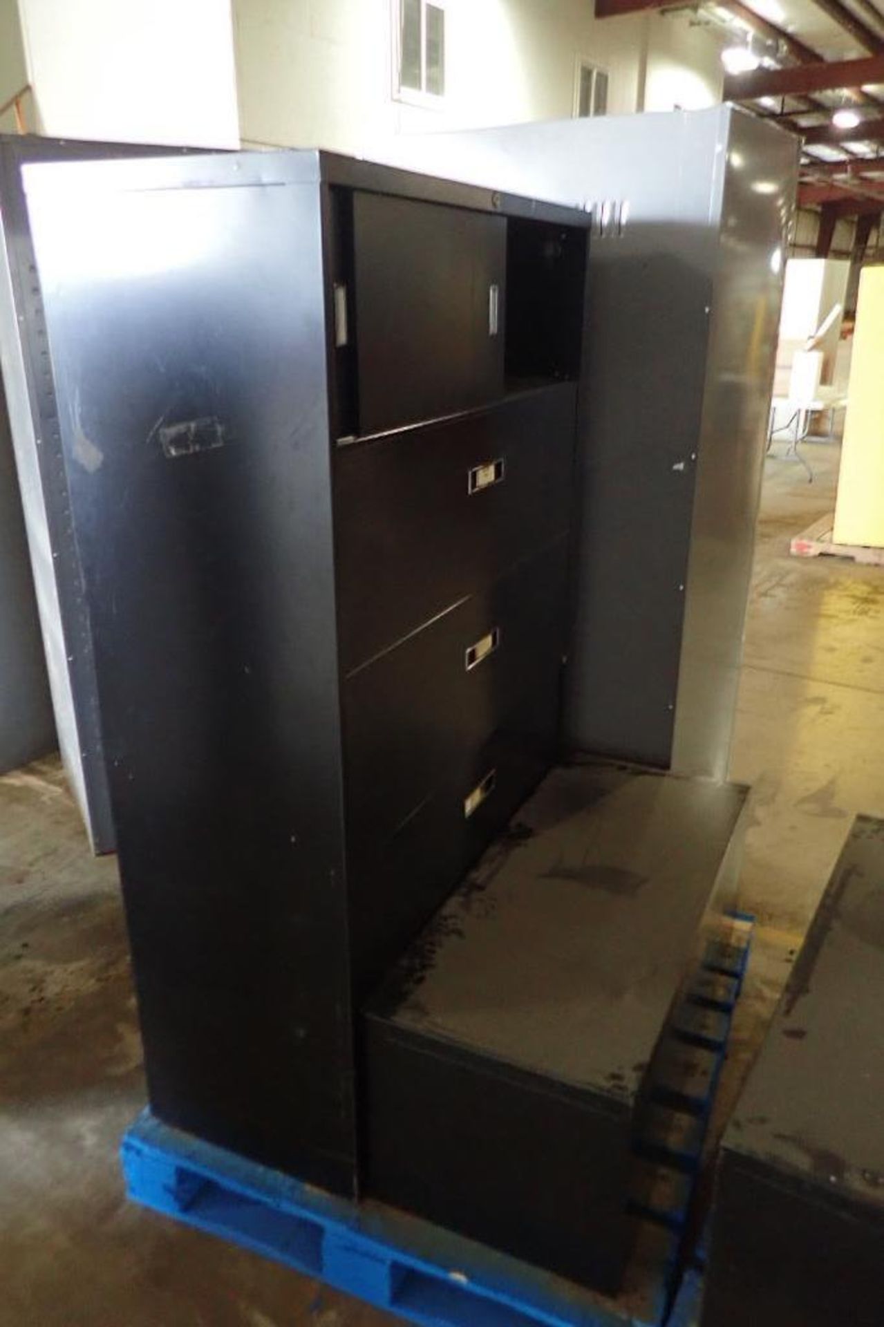 (3) Black horizontal file cabinets {Located in Plymouth, IN} - Image 3 of 6