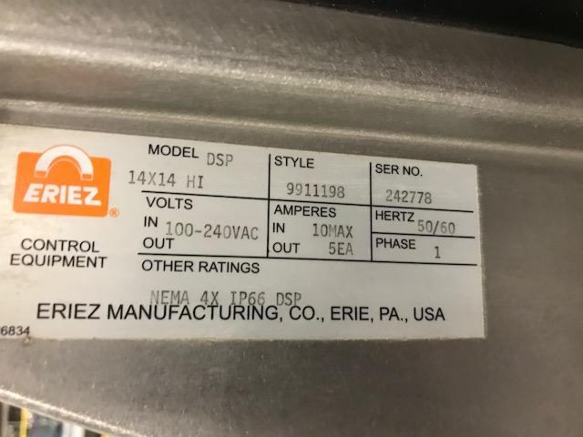 Eriez metal detector {Located in Lodi, CA} - Bild 3 aus 5