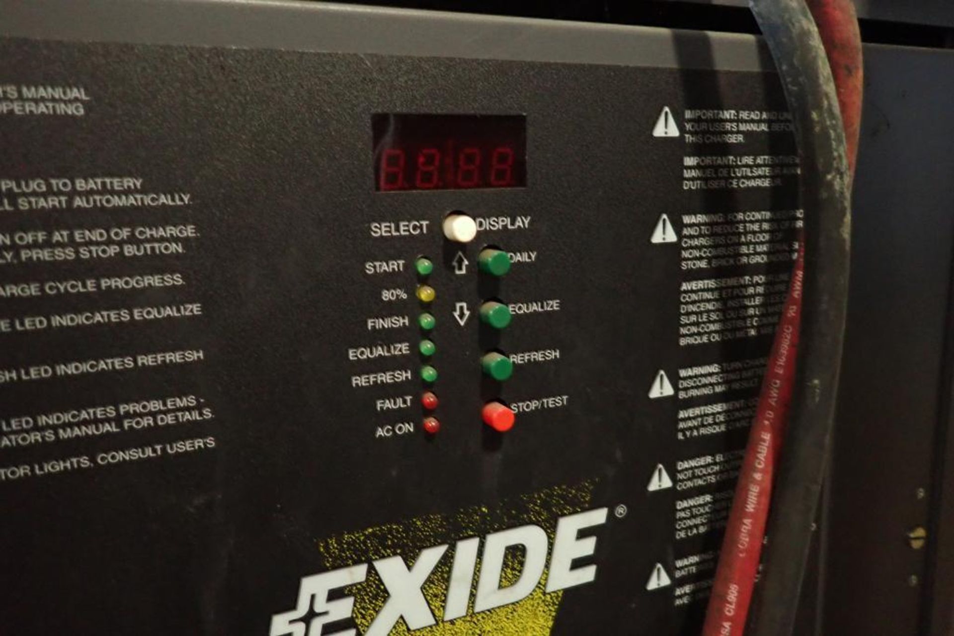 Exide 48V battery charger {Located in Plymouth, IN} - Bild 4 aus 5