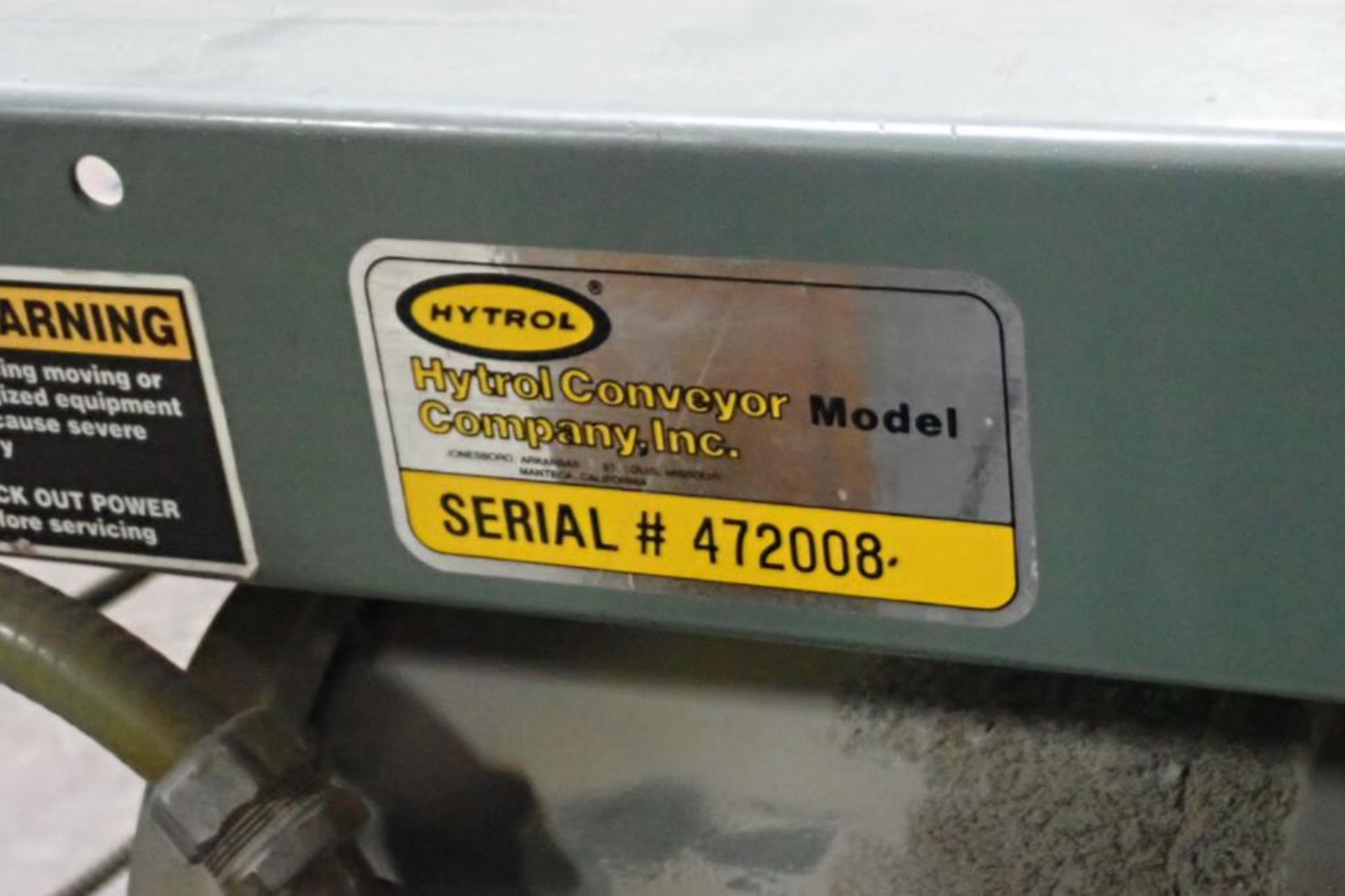 Hytrol conveyor for case coder {Located in Brooklyn Park, MN} - Image 5 of 6