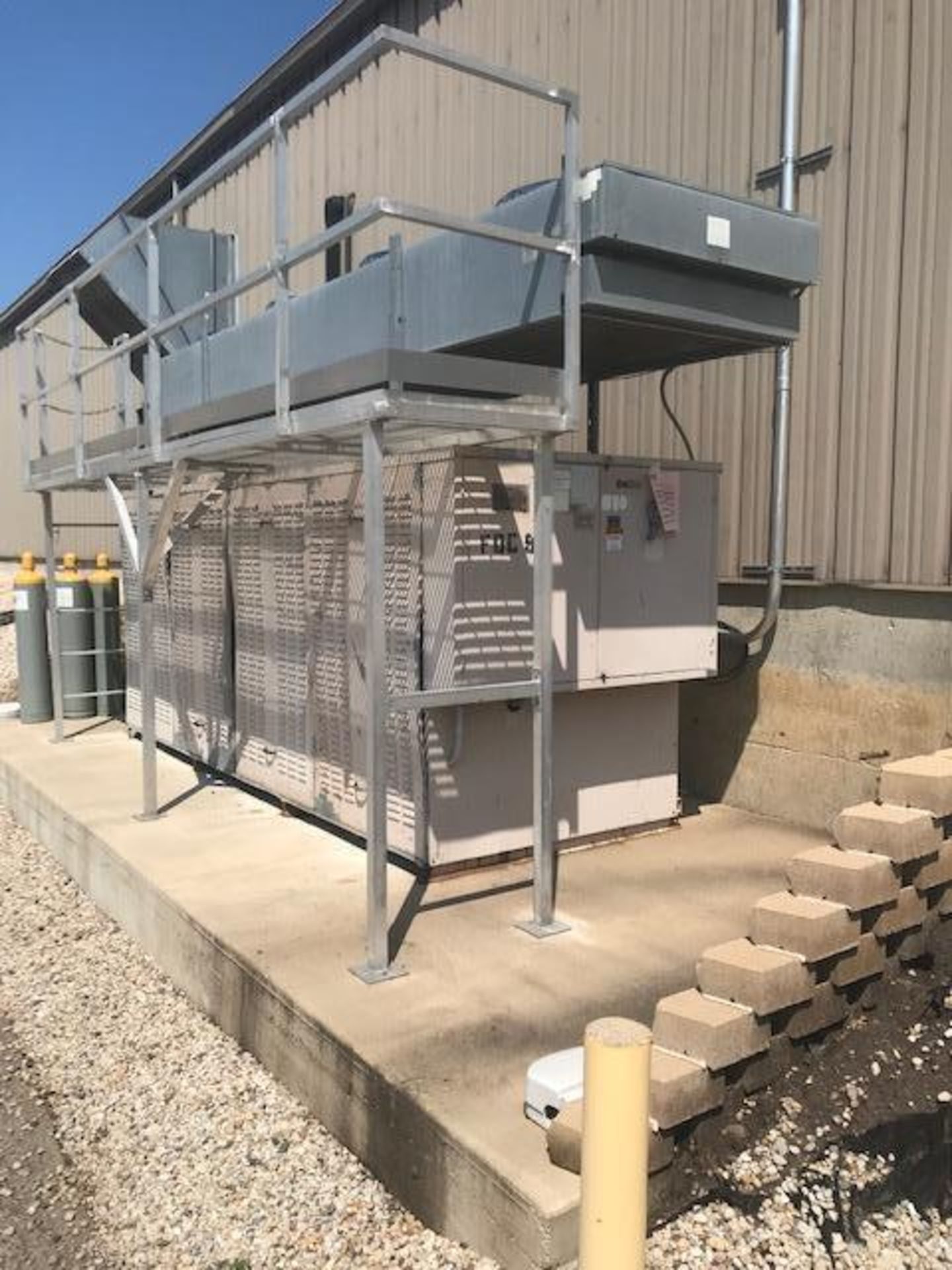 Cold zone self contained freon compressor {Located in Abrams, WI}