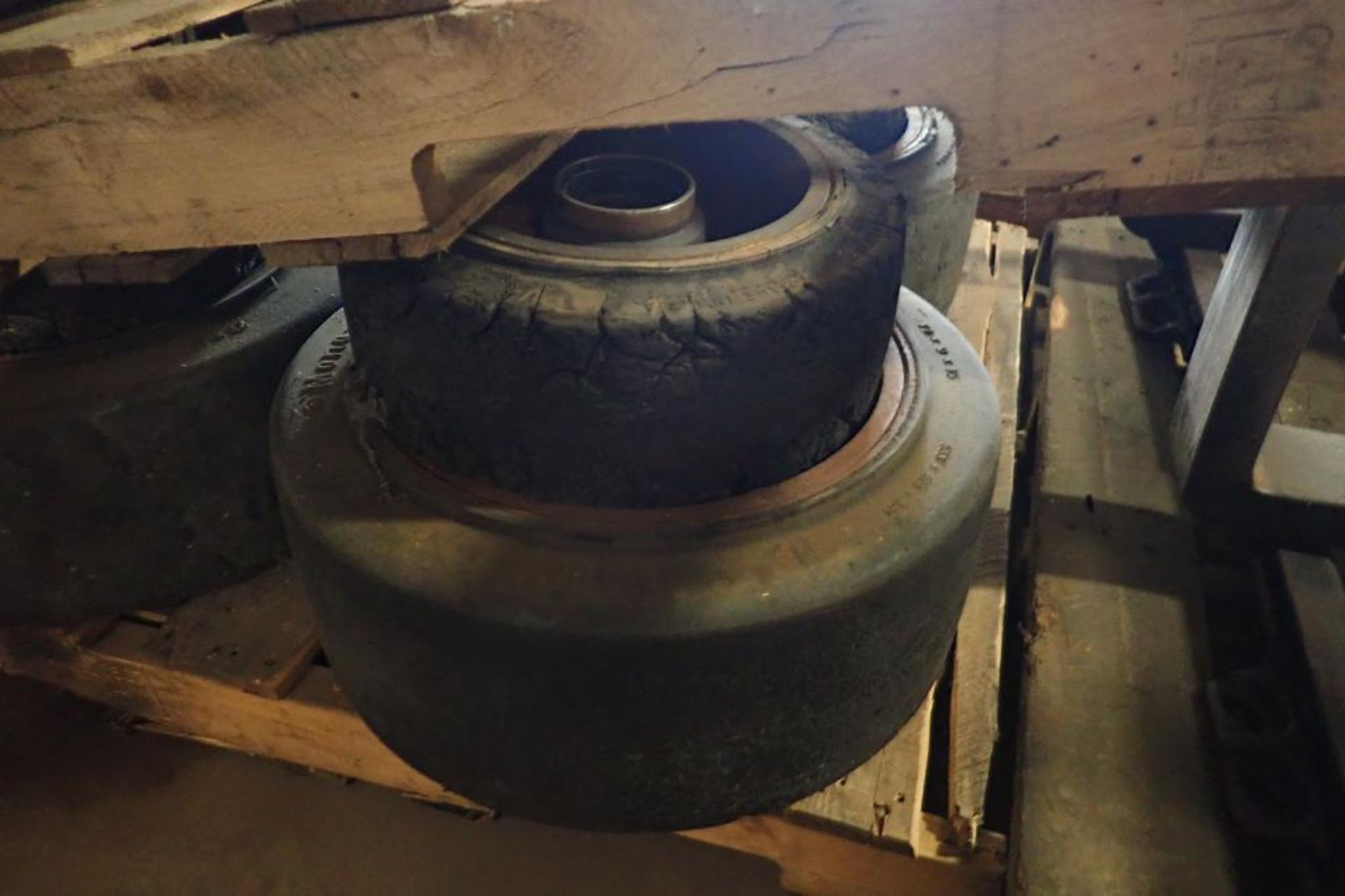 (3) Pallets of forklift rims and tires {Located in Plymouth, IN} - Image 3 of 8