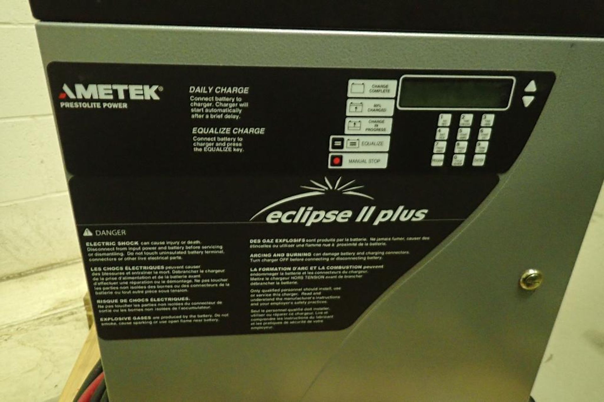 Ametek eclipse II plus battery charger {Located in Lancaster, PA} - Image 2 of 5