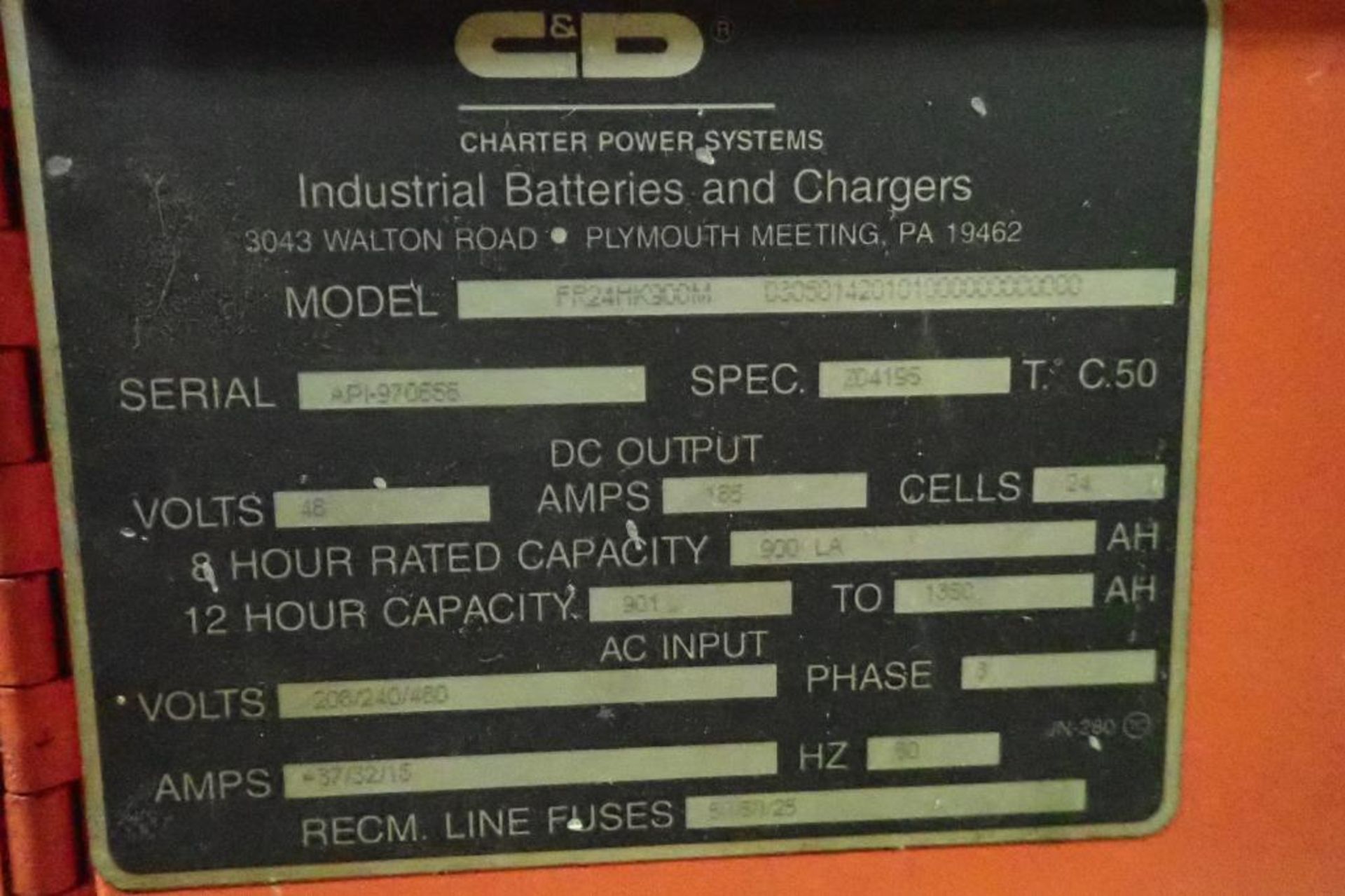 Ferro Five 48V battery charger {Located in Plymouth, IN} - Image 3 of 4