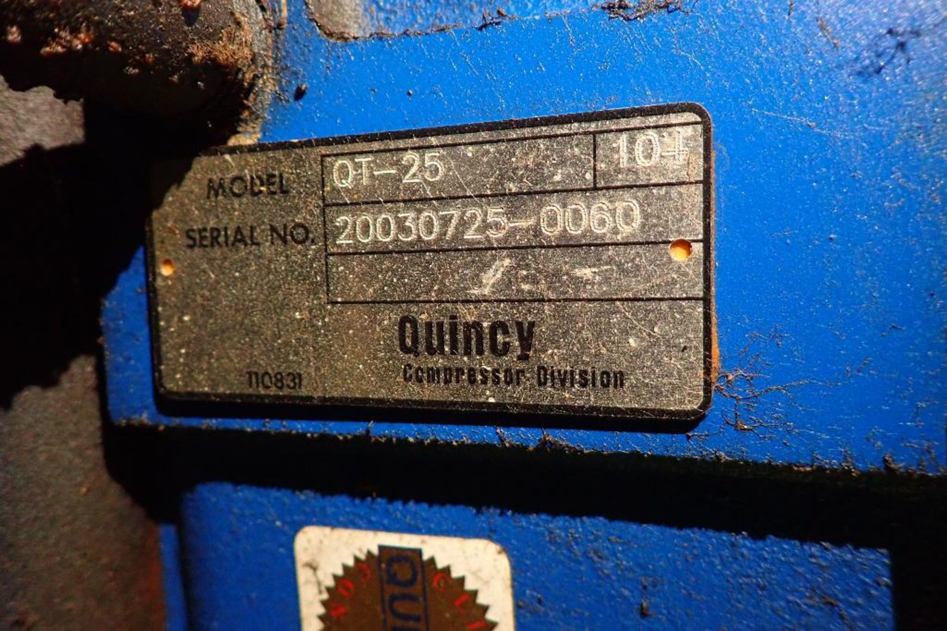 Quincy dual compressor package {Located in North East, PA} - Image 15 of 17