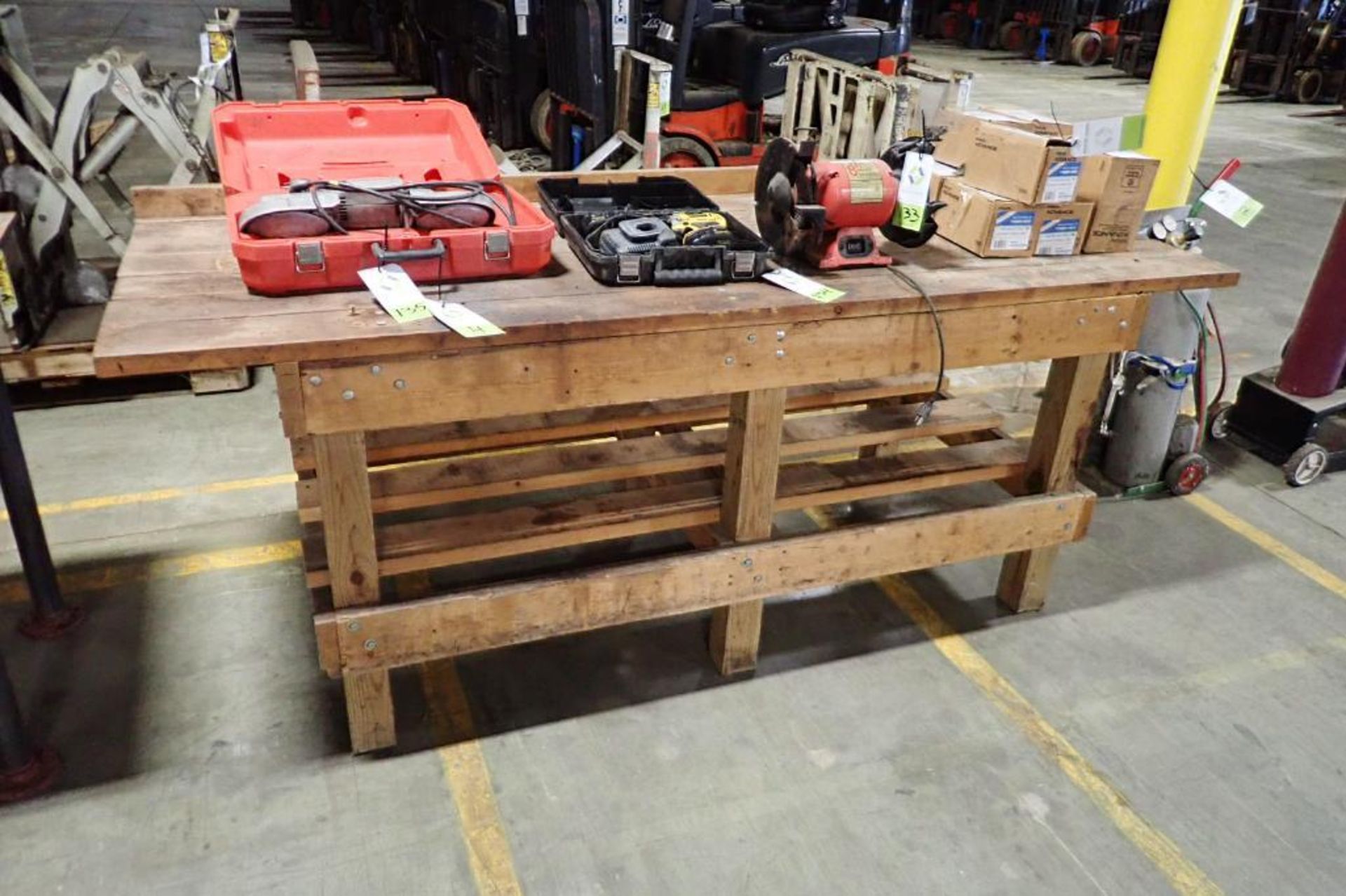 Wood work bench {Located in Plymouth, IN}
