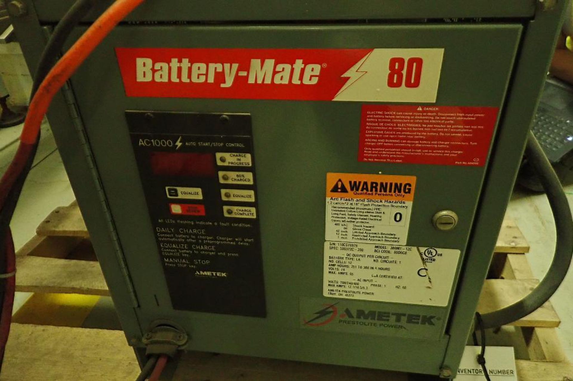 Battery-mate AC1000 24 volt battery charger {Located in Lancaster, PA} - Image 2 of 4