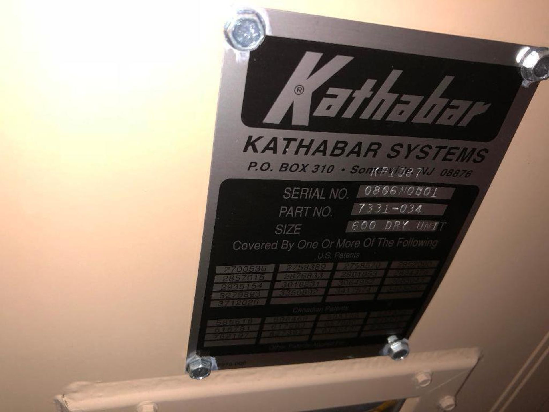 Kathabar dehumidifier {Located in Womelsdorf, PA} - Image 7 of 7