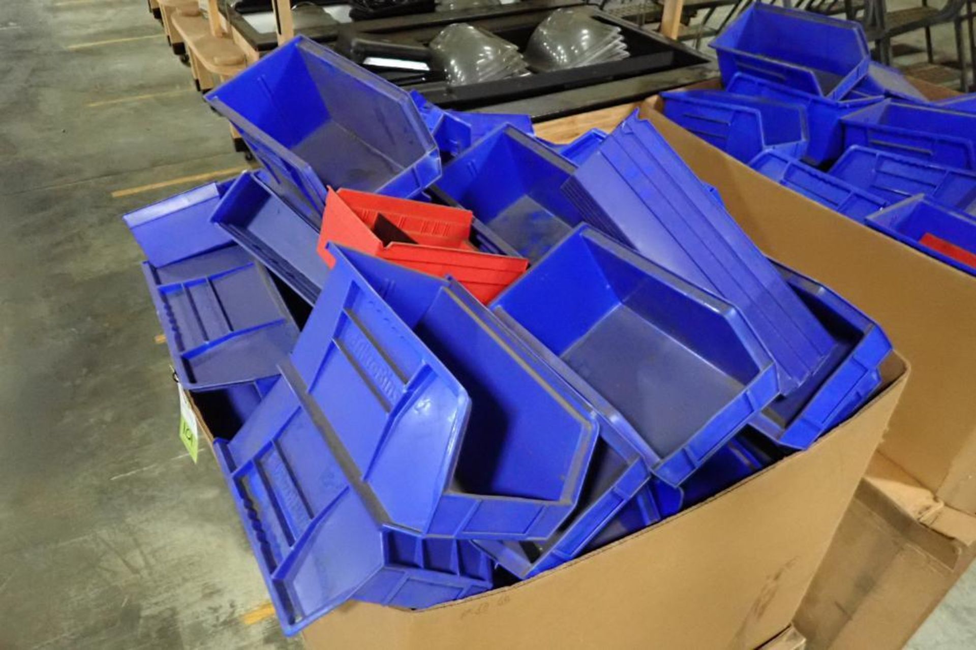 (2) Totes of various size plastic parts bins {Located in Plymouth, IN} - Image 2 of 4