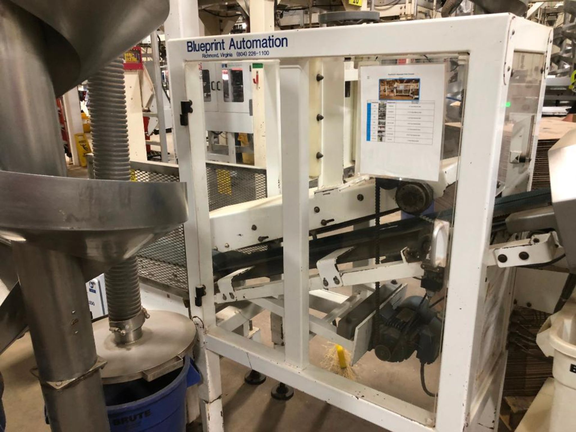 Blue Print Automation incline belt conveyor {Located in Hanover, PA}