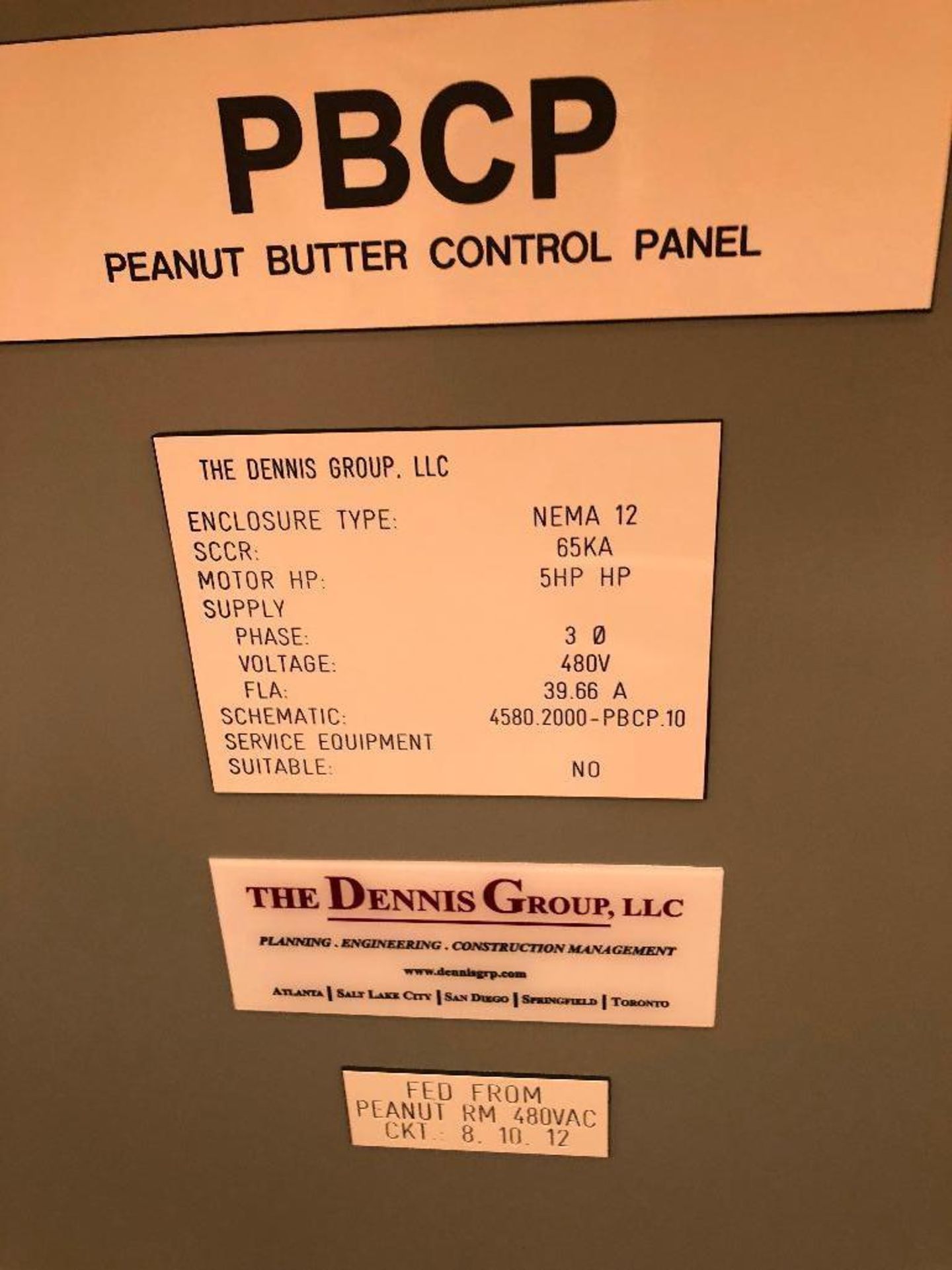 Mild Steel control panel for peanut butter {Located in Womelsdorf, PA} - Image 2 of 8