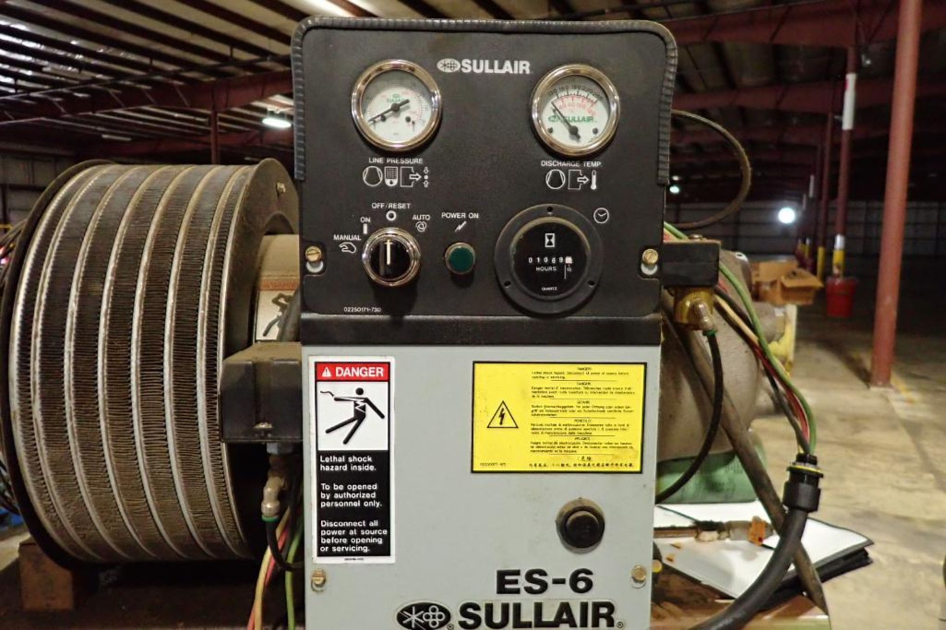 2013 Sullair vertical air compressor {Located in Plymouth, IN} - Image 3 of 10