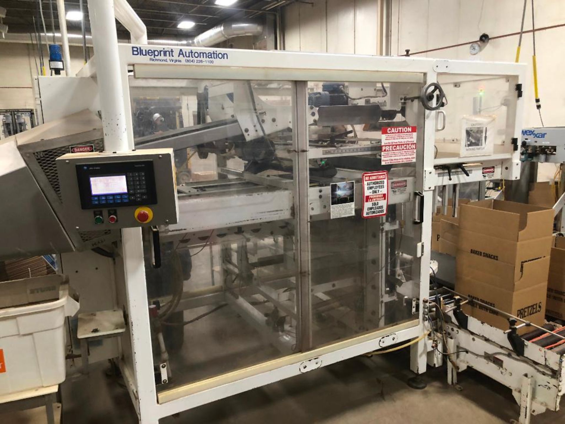 Blue Print Automation case packer {Located in Hanover, PA}