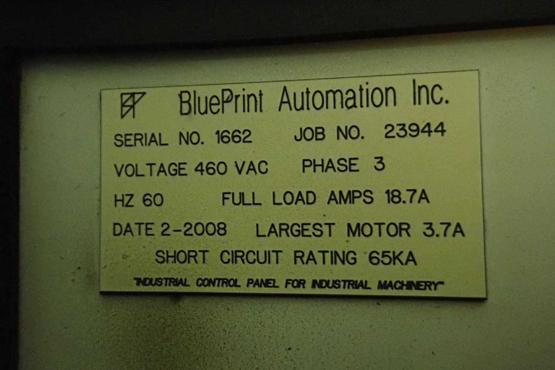 2008 Blueprint automation P&P vertical snack packer {Located in Lancaster, PA} - Image 17 of 17