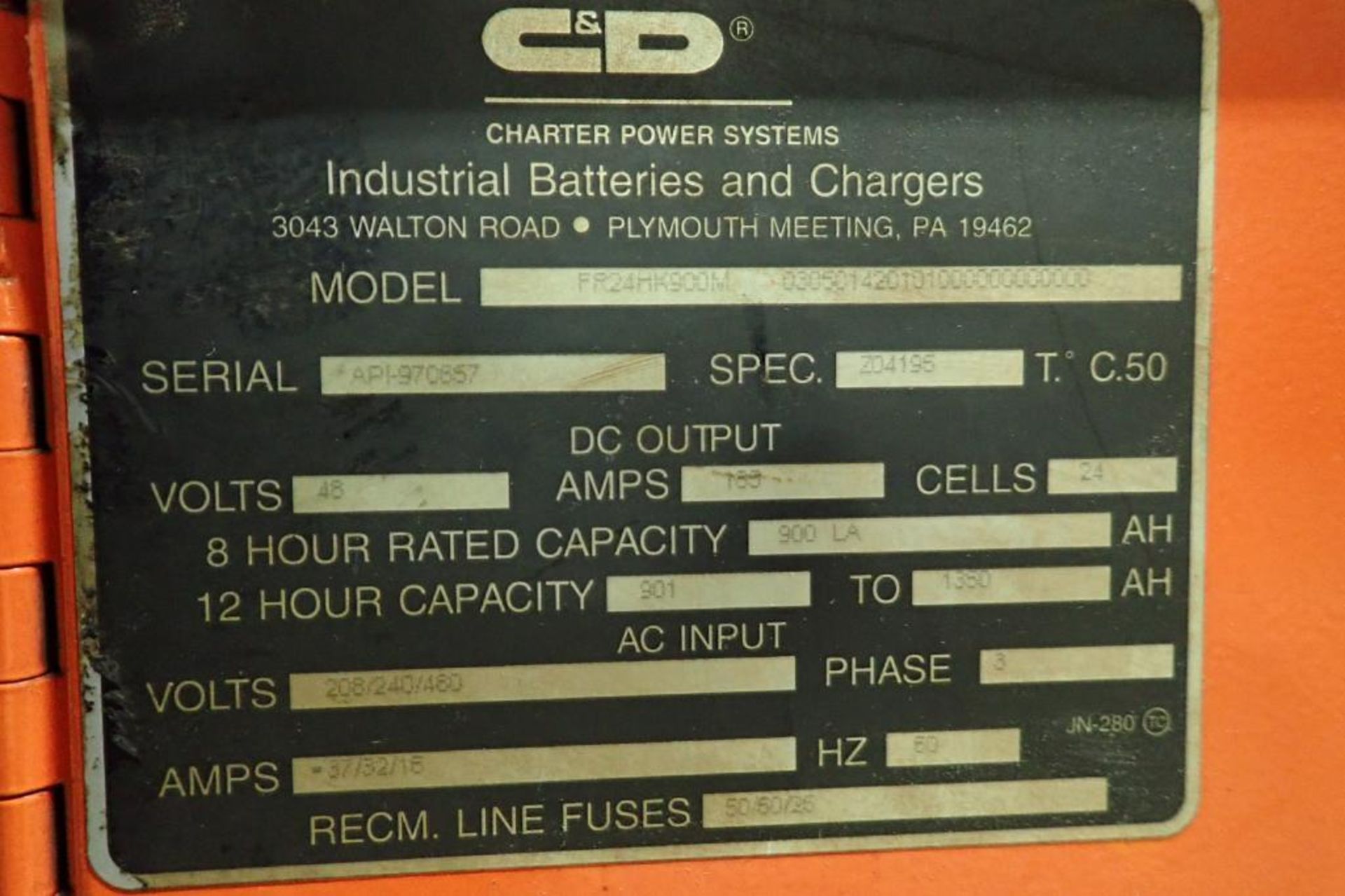 Ferro Five 48V battery charger {Located in Plymouth, IN} - Image 3 of 6