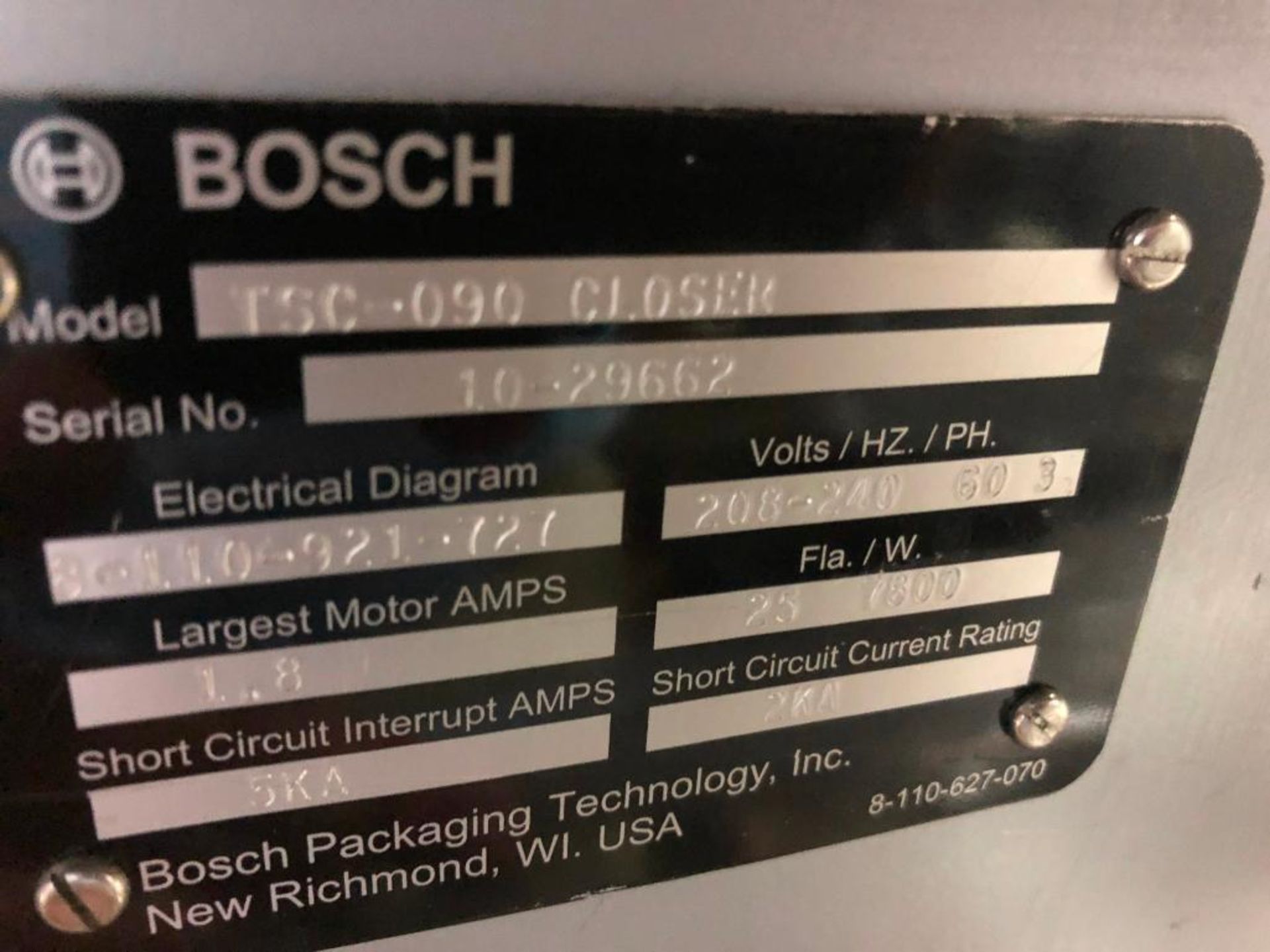 Bosch carton former / closer {Located in Brooklyn Park, MN} - Image 21 of 35