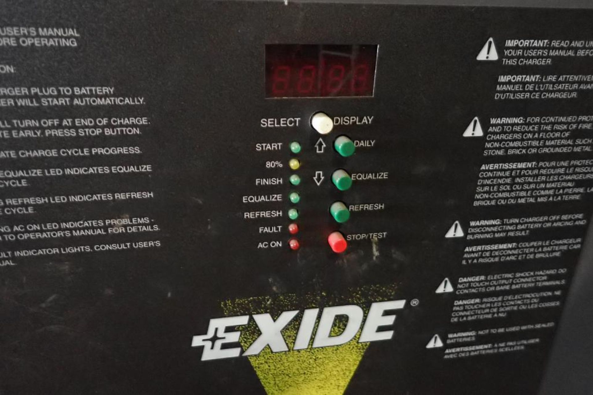 Exide 48V battery charger {Located in Plymouth, IN} - Image 2 of 5