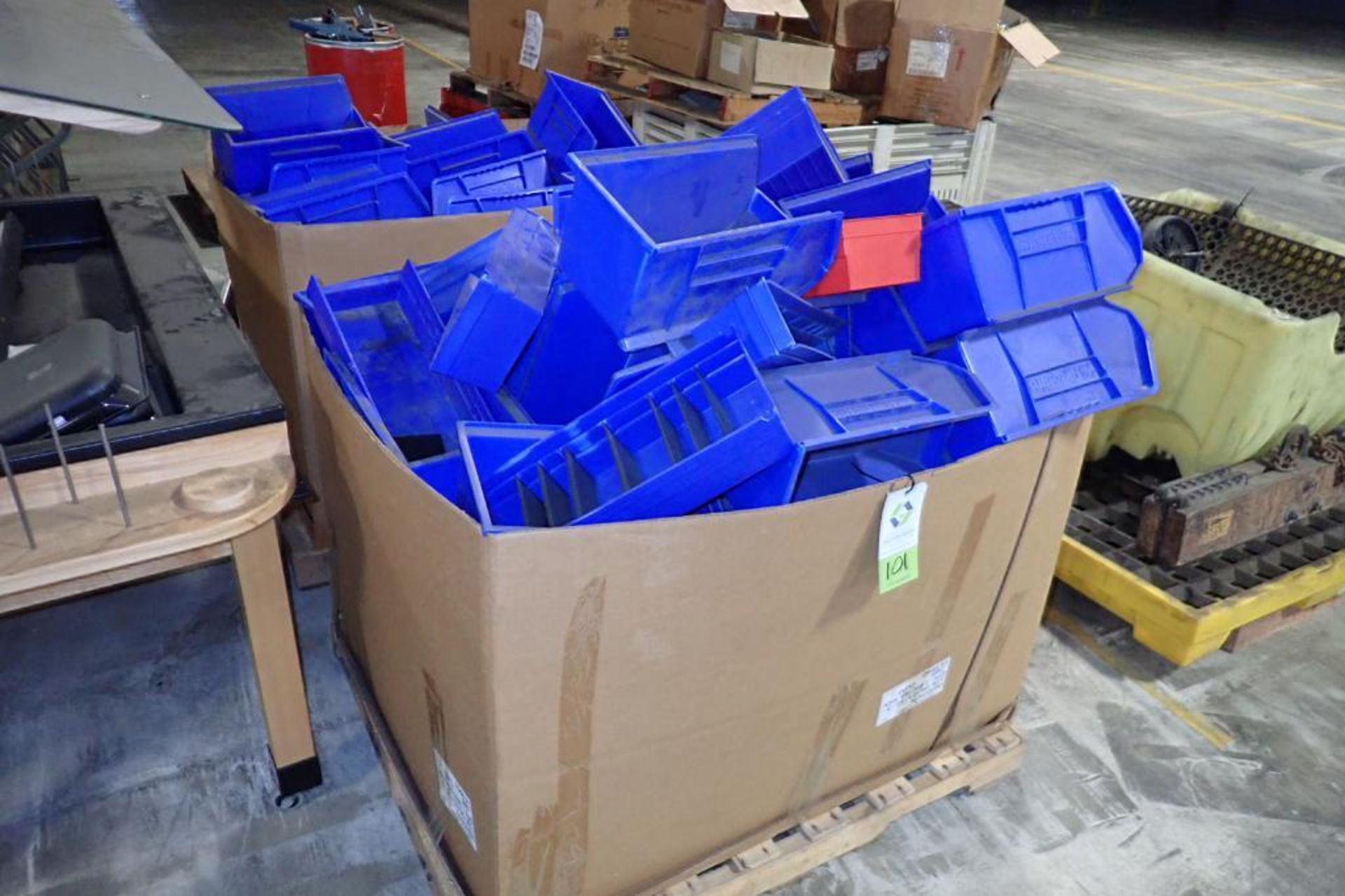 (2) Totes of various size plastic parts bins {Located in Plymouth, IN} - Image 4 of 4