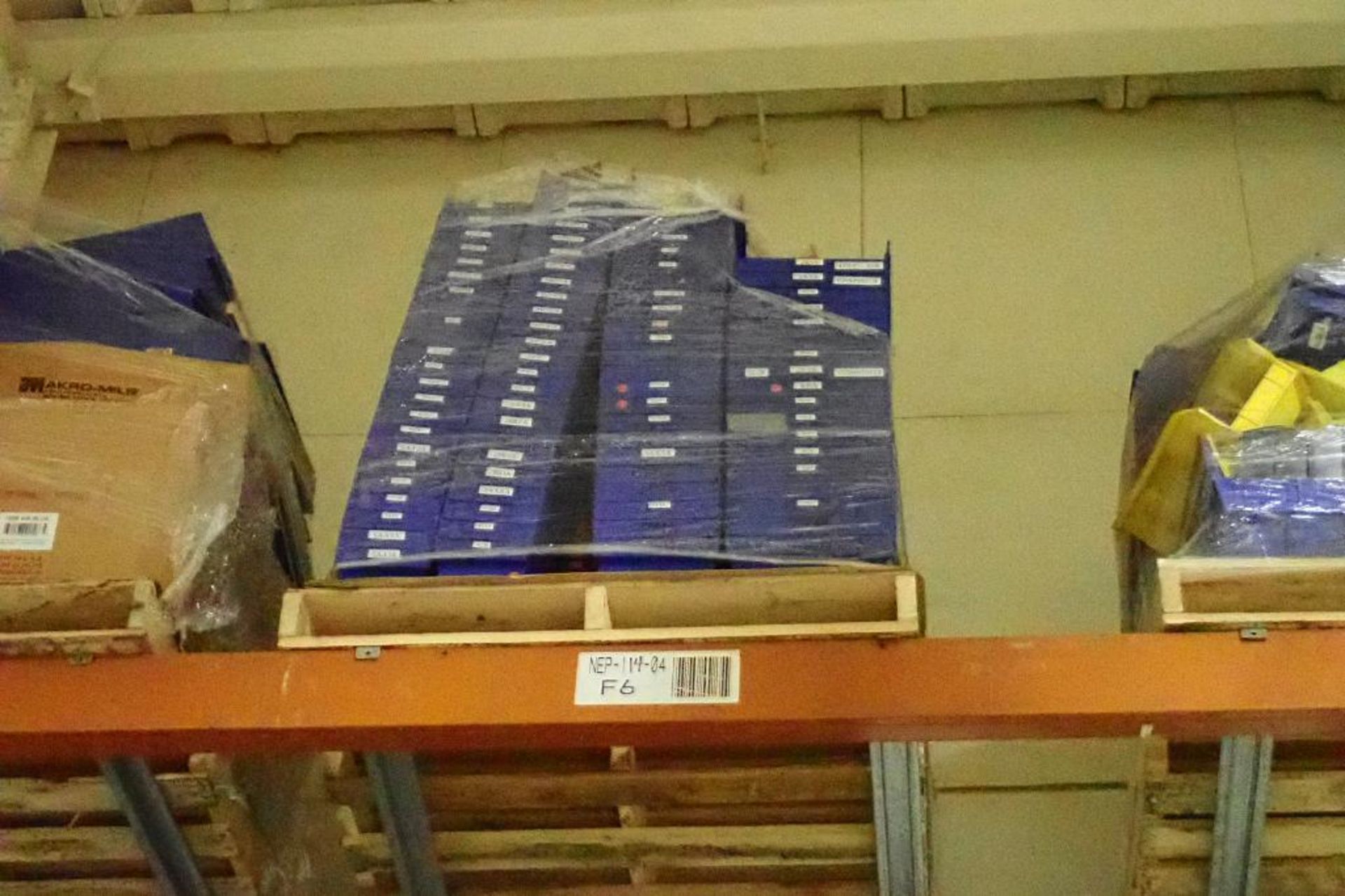 (6) pallets of assorted plastic parts bin {Located in North East, PA} - Image 3 of 6