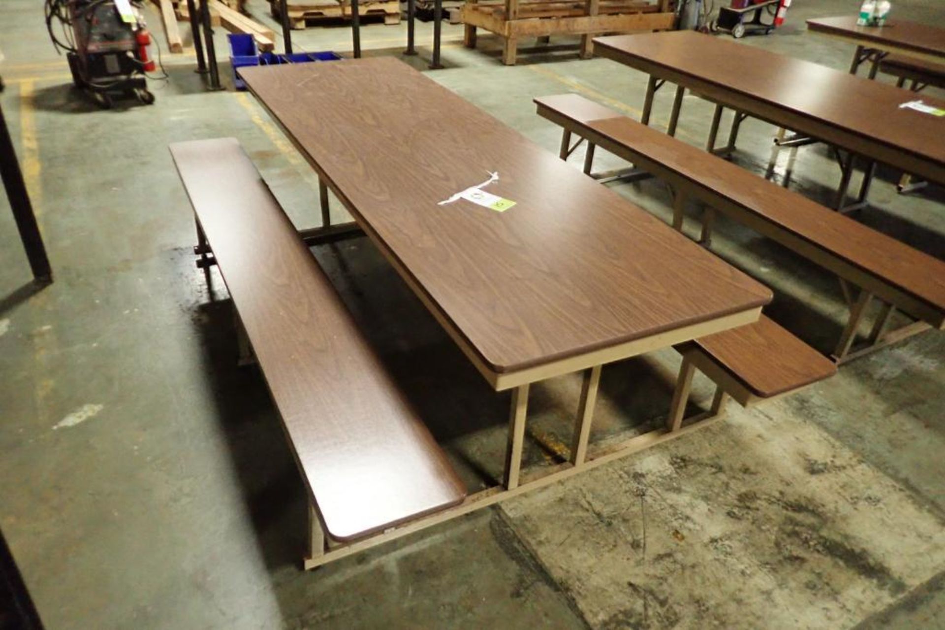 (3) Lunch tables w/ bench seating {Located in Plymouth, IN} - Bild 2 aus 5