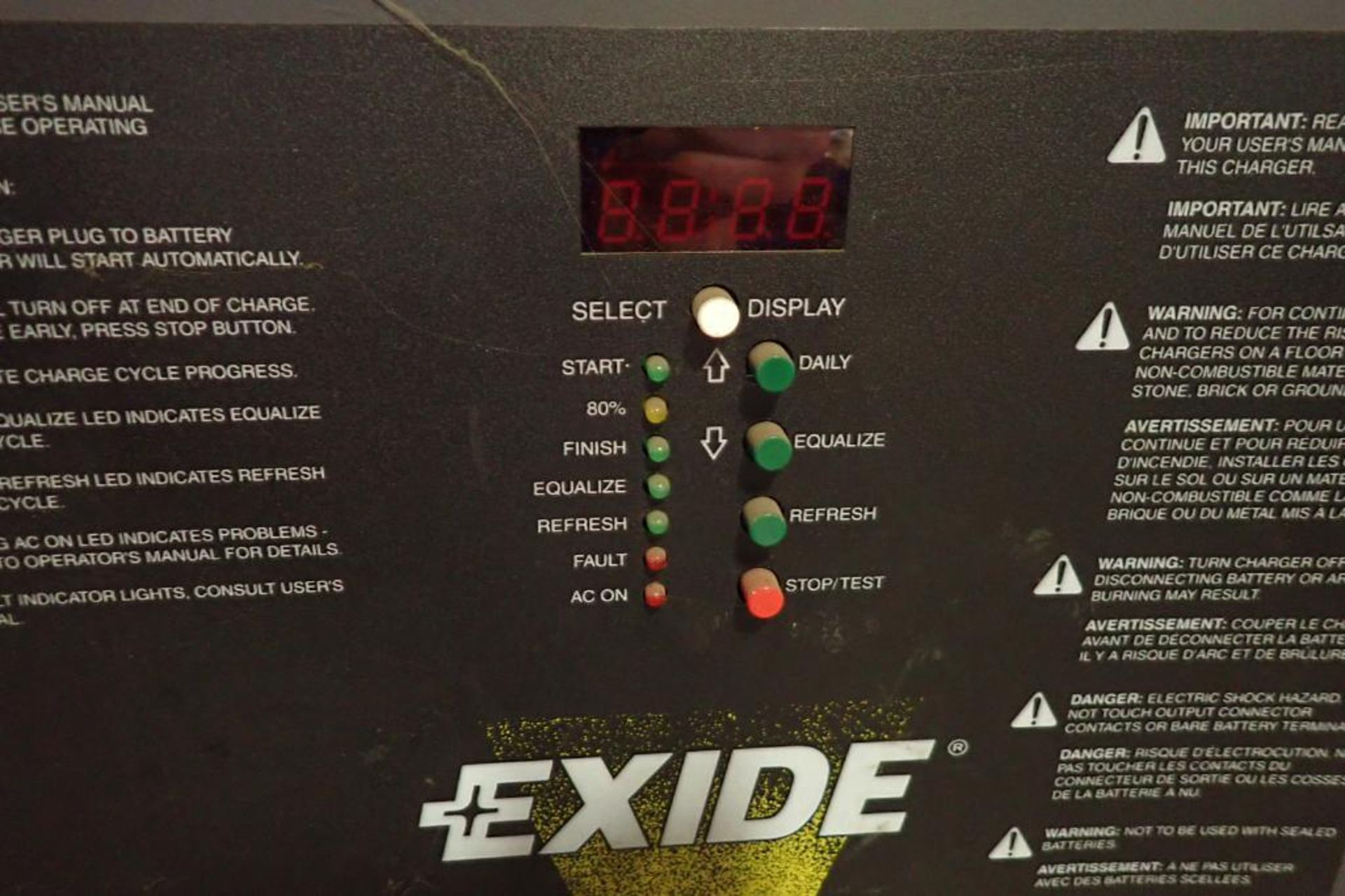Exide 48V battery charger {Located in Plymouth, IN} - Bild 2 aus 4