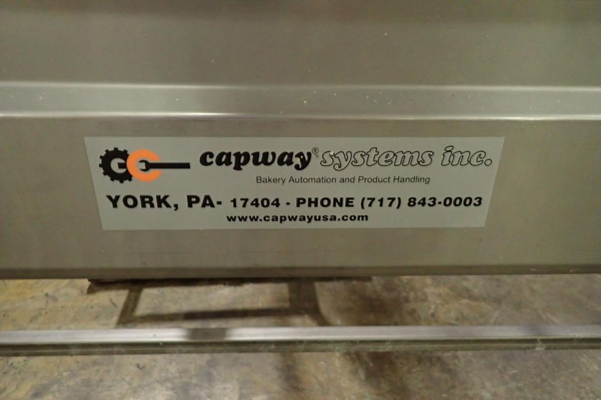 Capway tray conveyor {Located in Indianapolis, IN} - Image 6 of 7