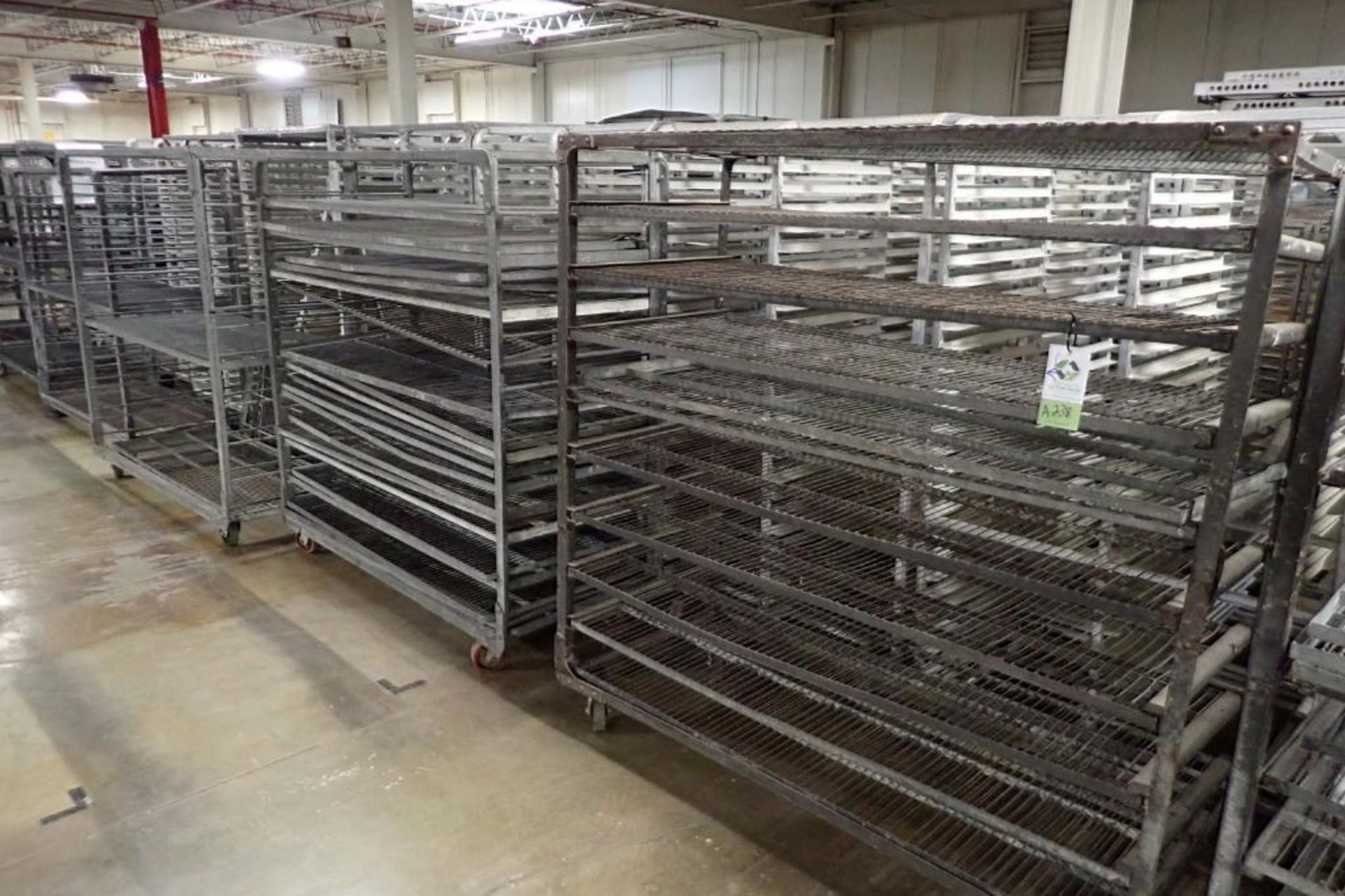 (6) galvanized bread carts {Located in Indianapolis, IN}