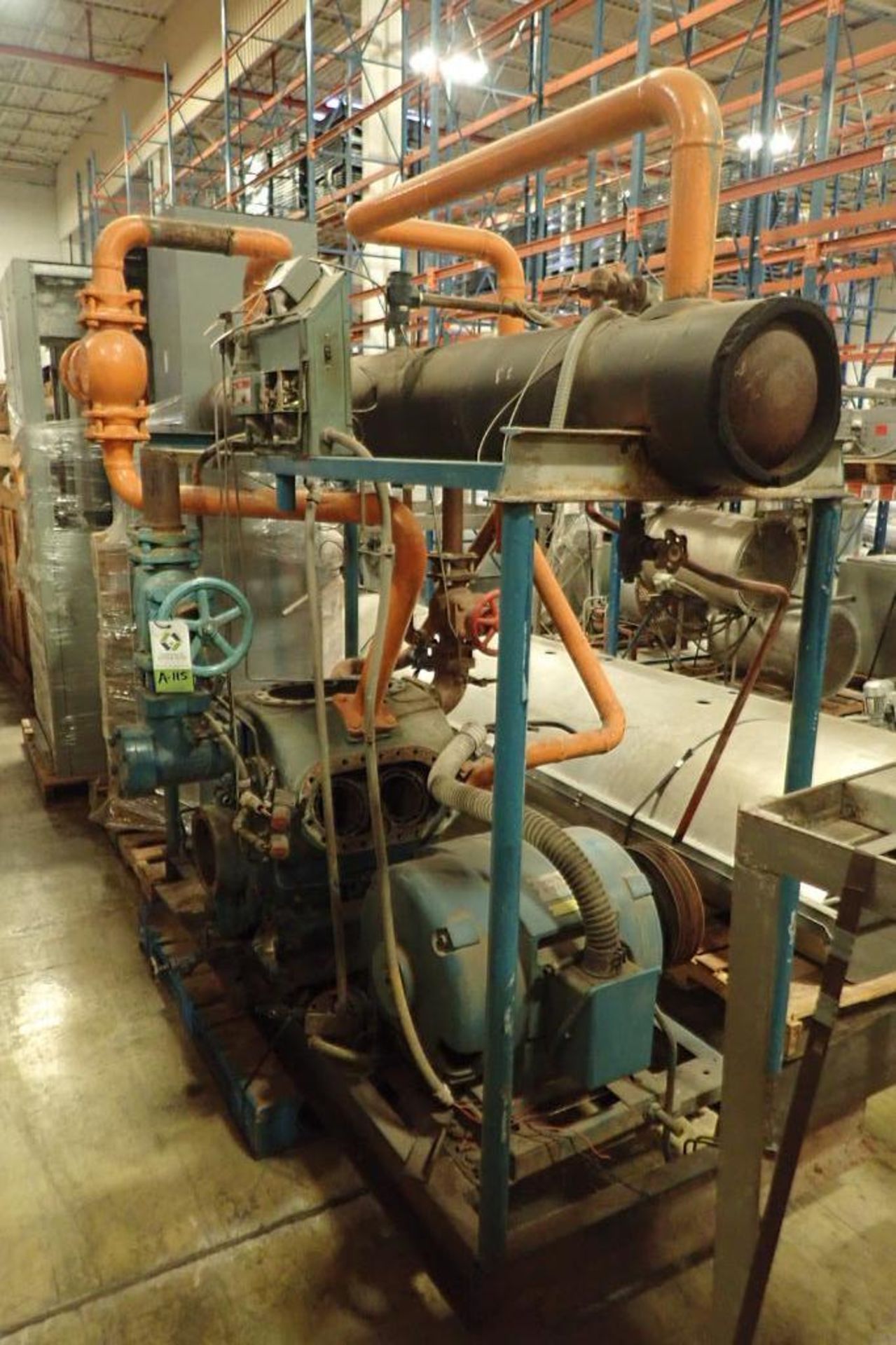 Vilter 6 cylinder reciprocating ammonia compressor {Located in Indianapolis, IN}