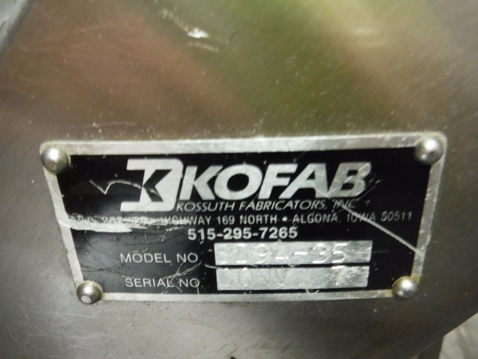 Kofab mild steel 90 conveyor {Located in Marshall, MN} - Image 4 of 5