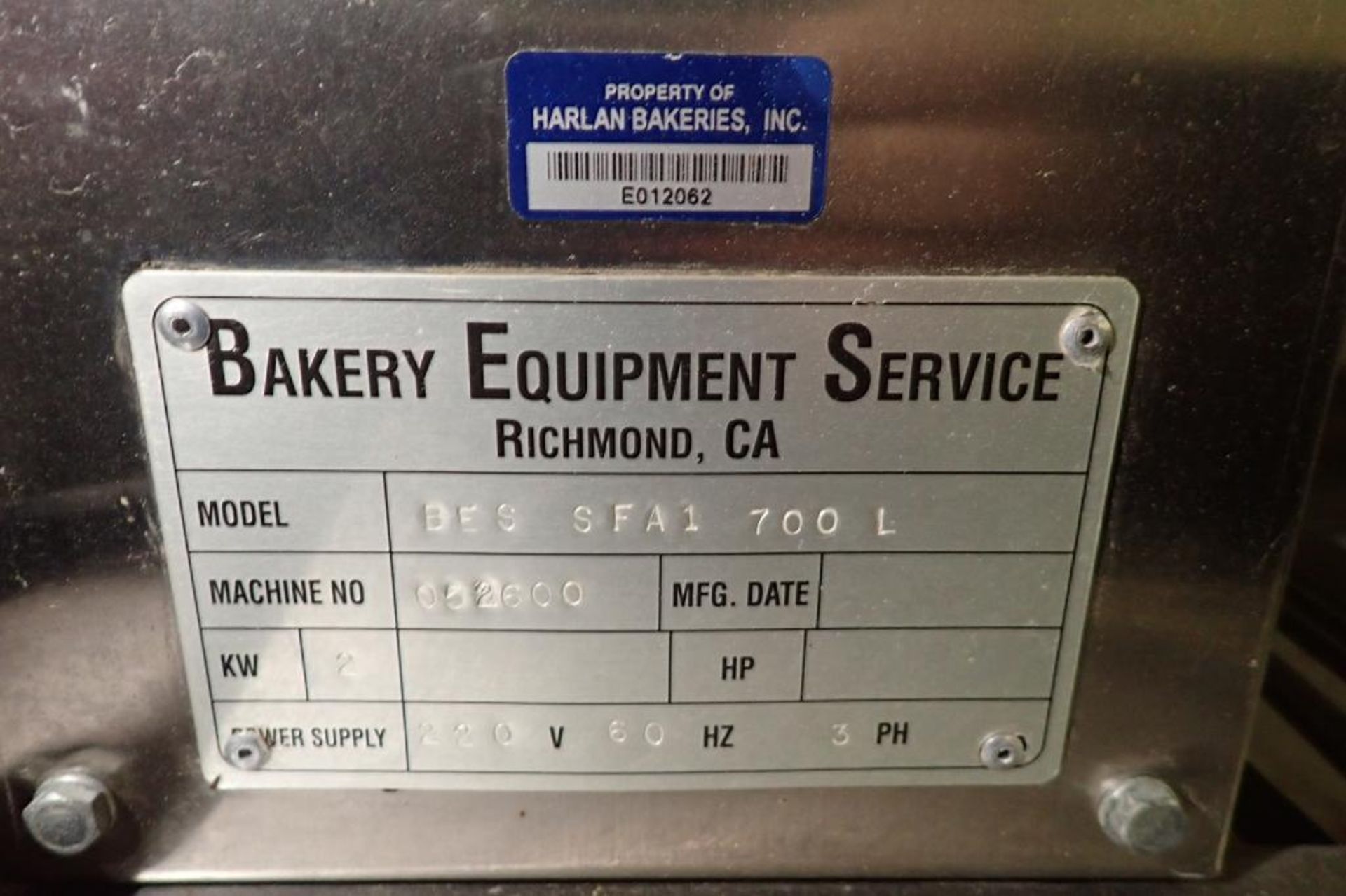 Bakery Equipment Service sheeter {Located in Indianapolis, IN} - Bild 10 aus 10