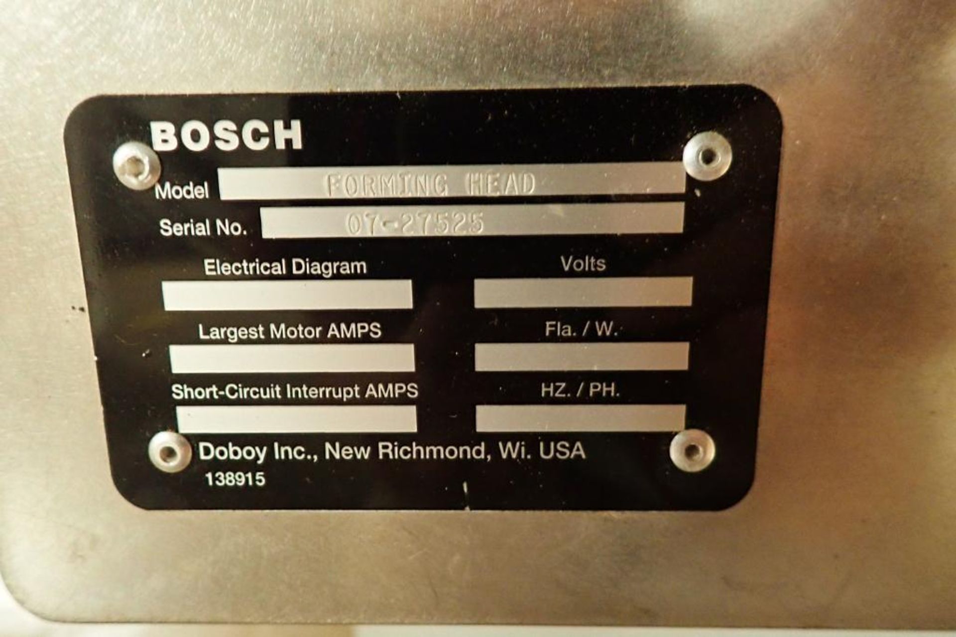 Bosch Doboy 7520 tray former {Located in Indianapolis, IN} - Bild 16 aus 27