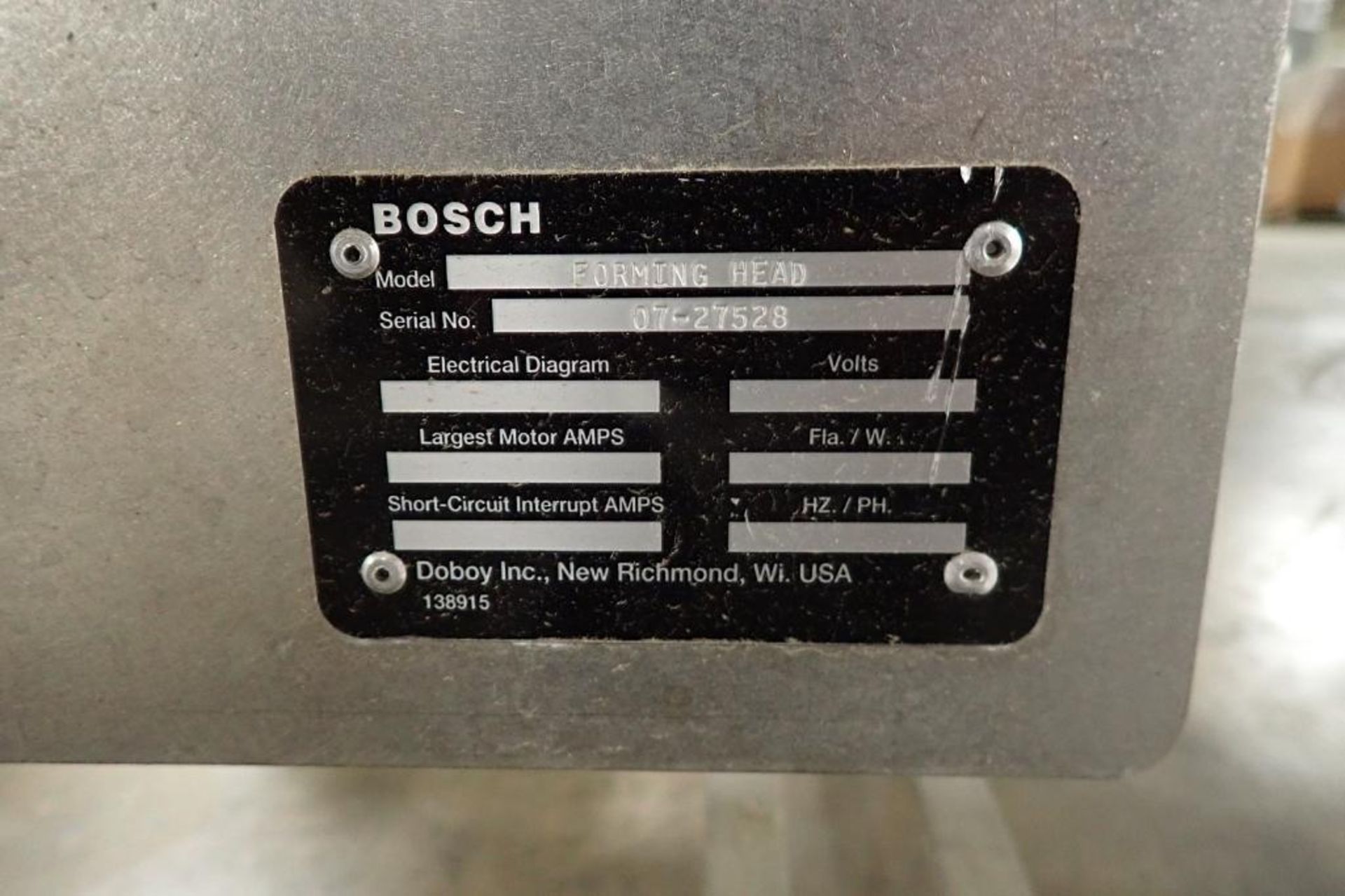 Bosch Doboy 7520 tray former {Located in Indianapolis, IN} - Image 27 of 27