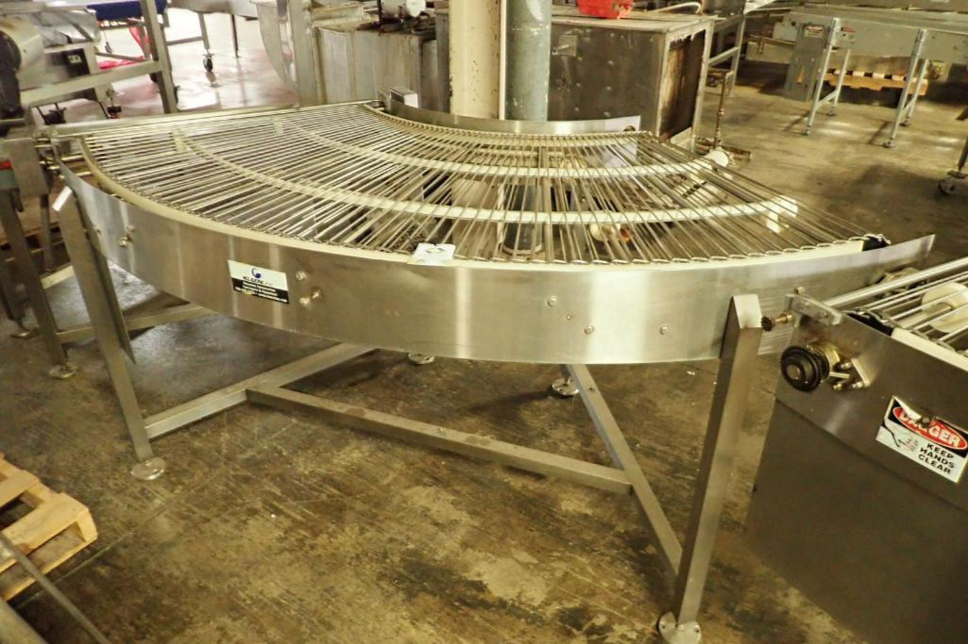 Keenline SS 90 degree conveyor {Located in Indianapolis, IN}