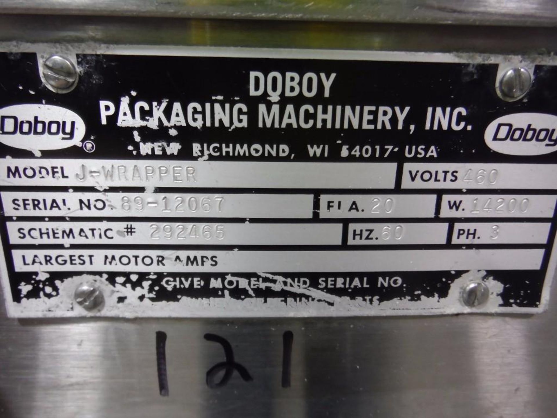 Doboy J wrapper {Located in Marshall, MN} - Image 16 of 16