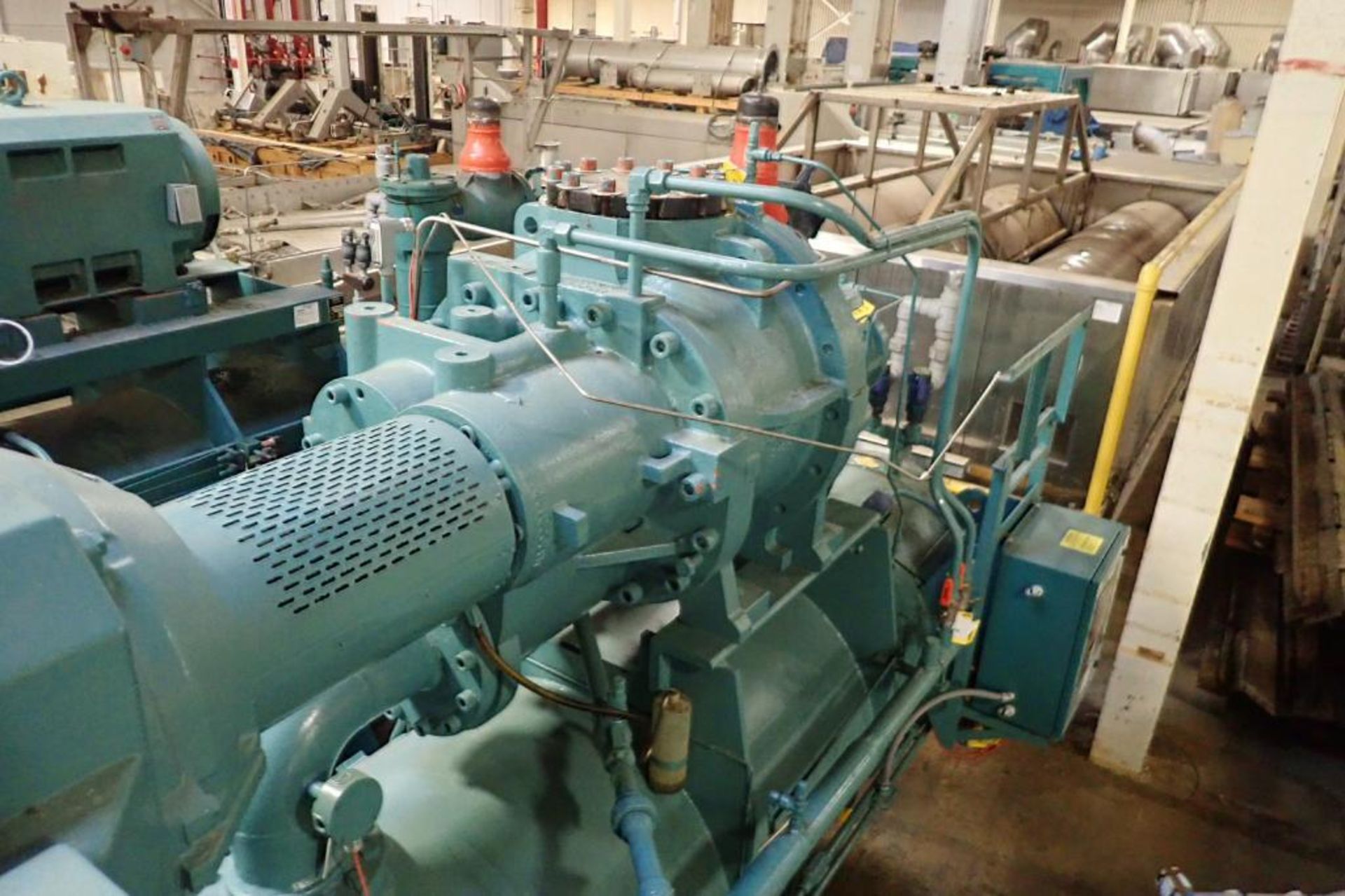 1999 Frick 600 hp rotary screw ammonia compressor {Located in Indianapolis, IN} - Image 11 of 22