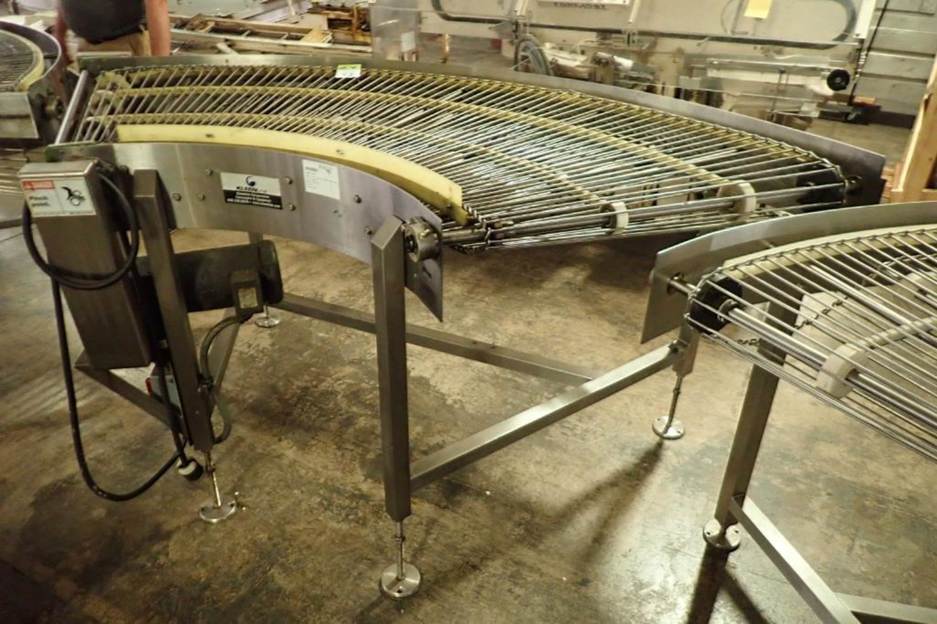 Keenline SS 90 degree conveyor {Located in Indianapolis, IN}