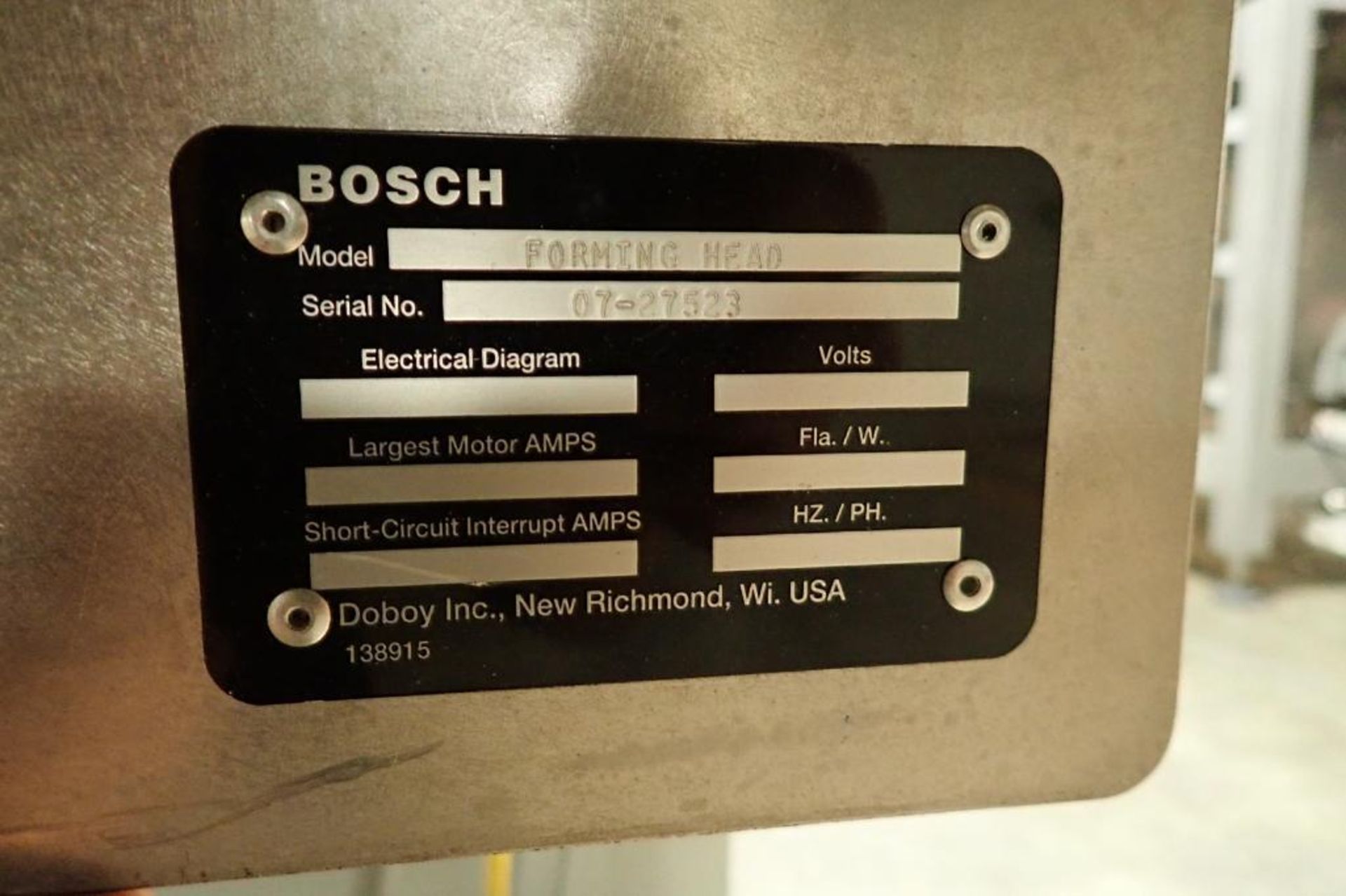Bosch Doboy 7520 tray former {Located in Indianapolis, IN} - Image 17 of 27