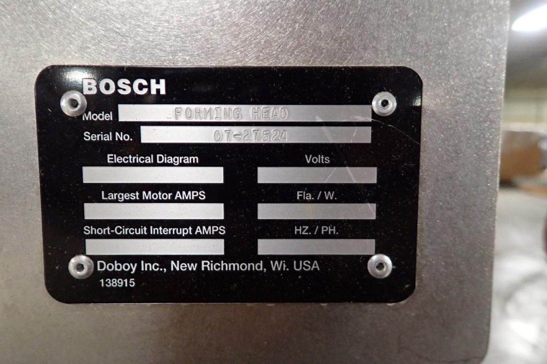 Bosch Doboy 7520 tray former {Located in Indianapolis, IN} - Bild 26 aus 27