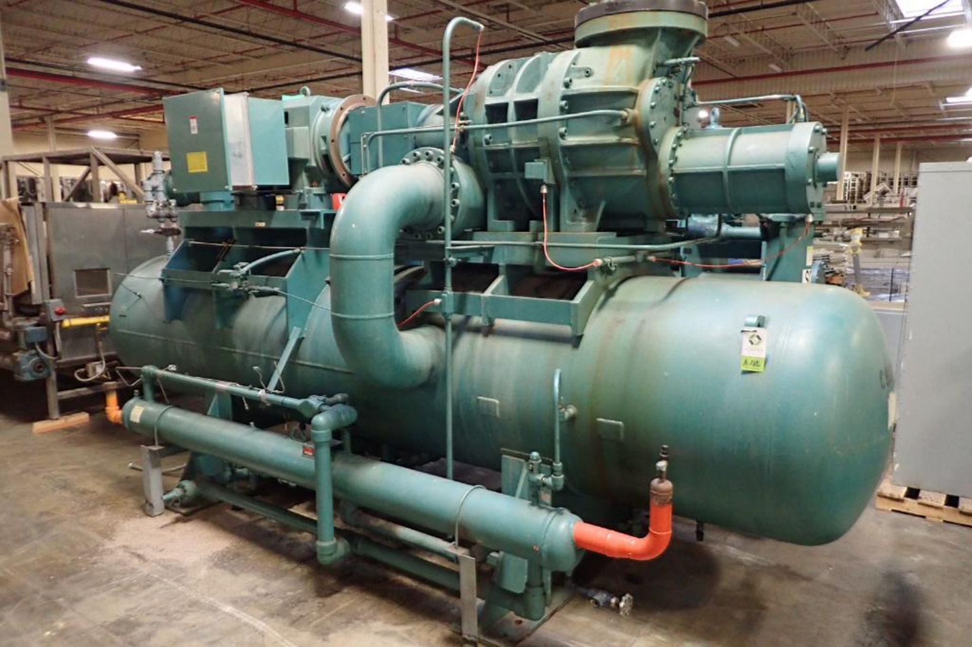 Frick 400 hp rotary screw ammonia compressor {Located in Indianapolis, IN}