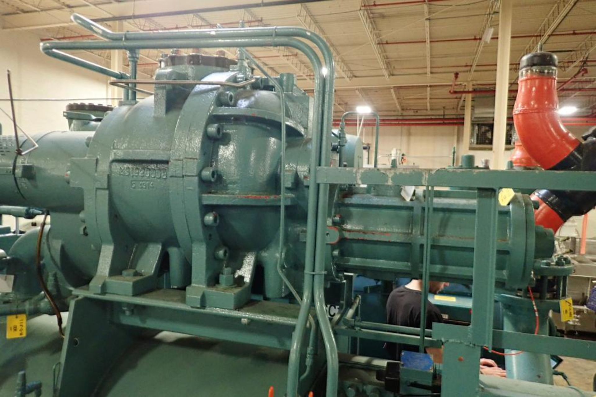 1999 Frick 600 hp rotary screw ammonia compressor {Located in Indianapolis, IN} - Image 8 of 22
