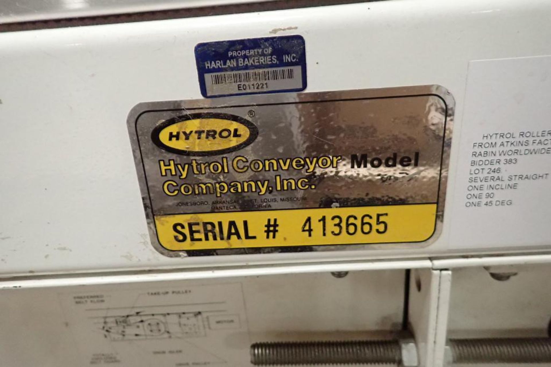 Hytrol belt conveyor {Located in Indianapolis, IN} - Bild 5 aus 6