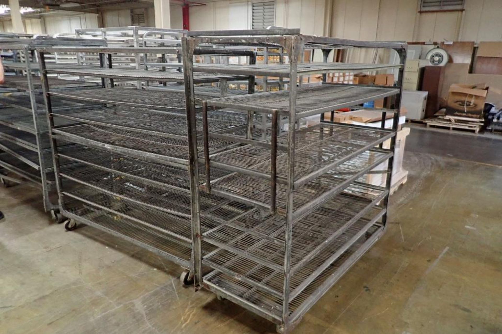 (6) galvanized bread carts {Located in Indianapolis, IN}