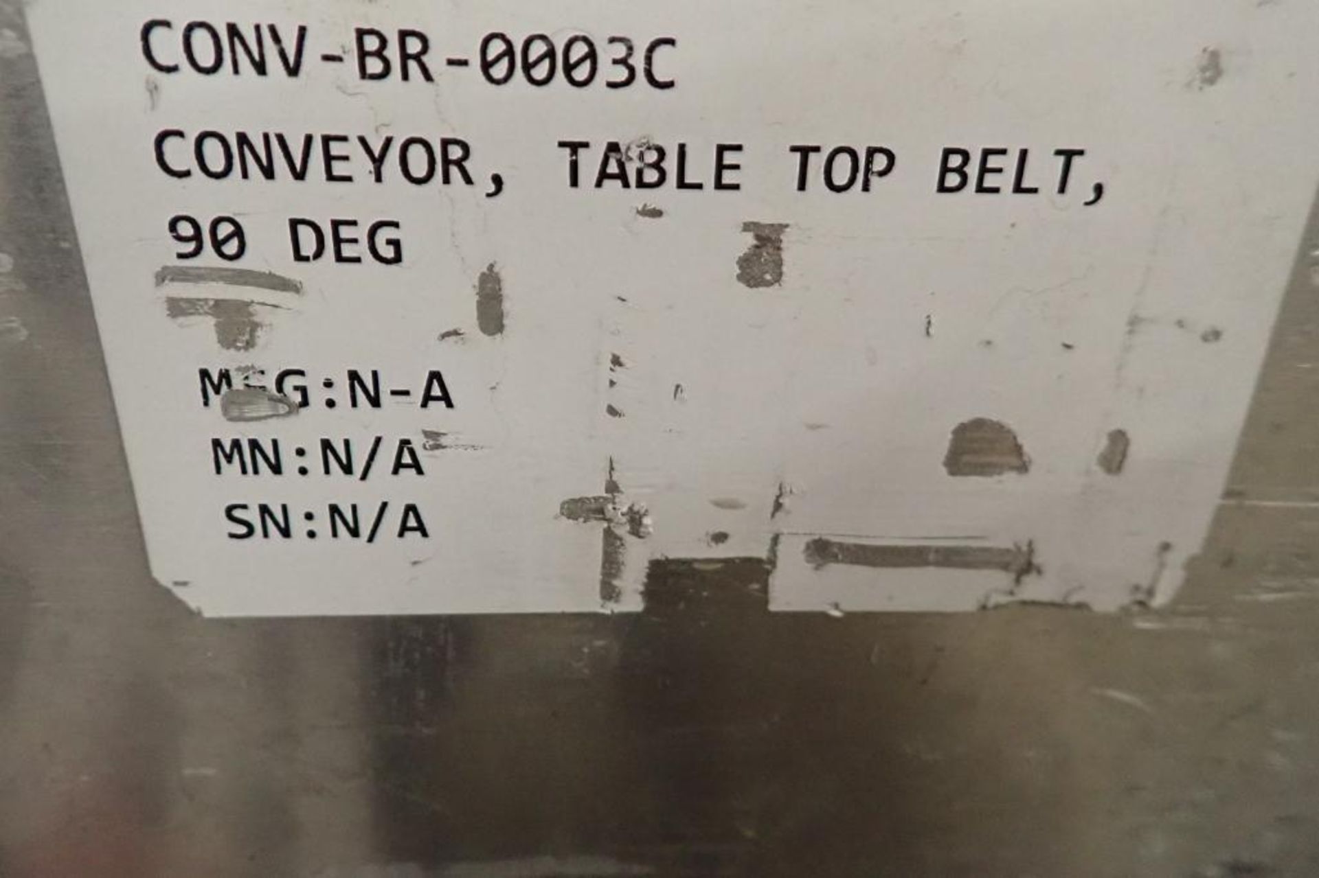 90 degree table top conveyor {Located in Indianapolis, IN} - Image 4 of 4