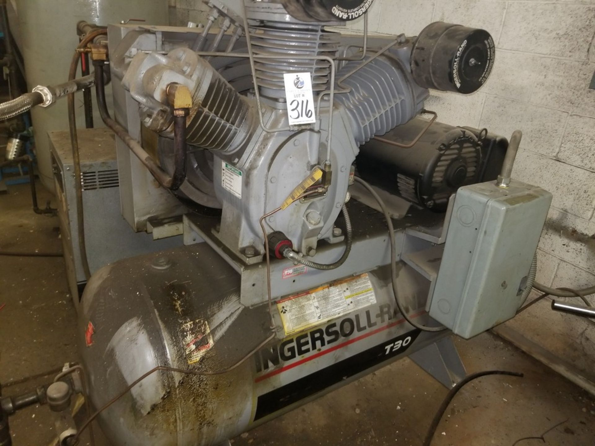 Ingersoll-Rand 2 Stage Air Compressor w/ AirTelc Air Dryer - Image 2 of 4