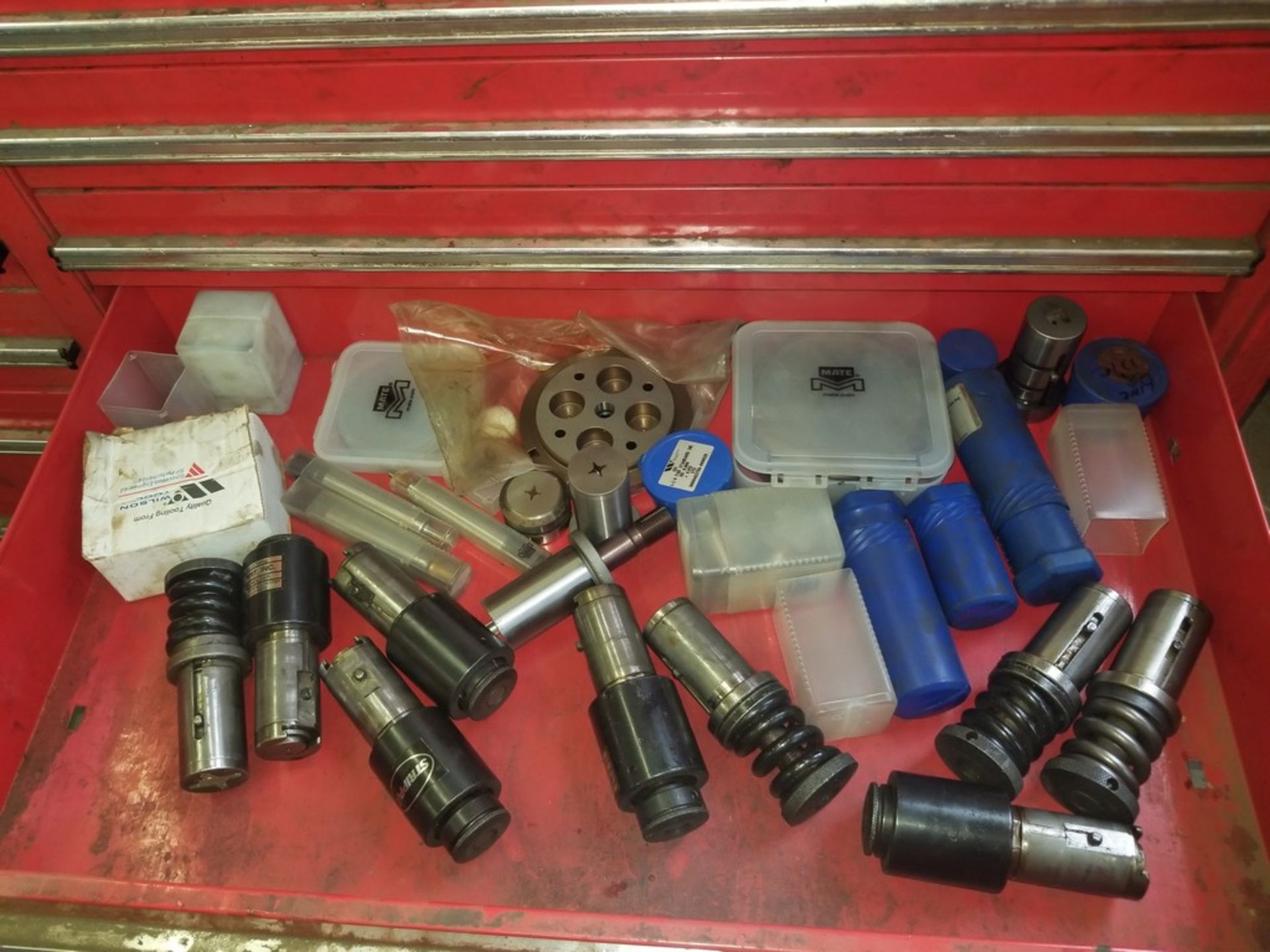 Matco Red Rolling Tool Box and Contents - Image 8 of 22